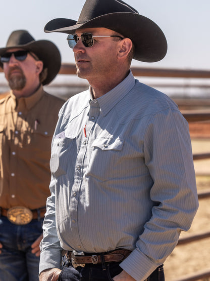 Schaefer Outfitter Classic Western Button Down With Snaps