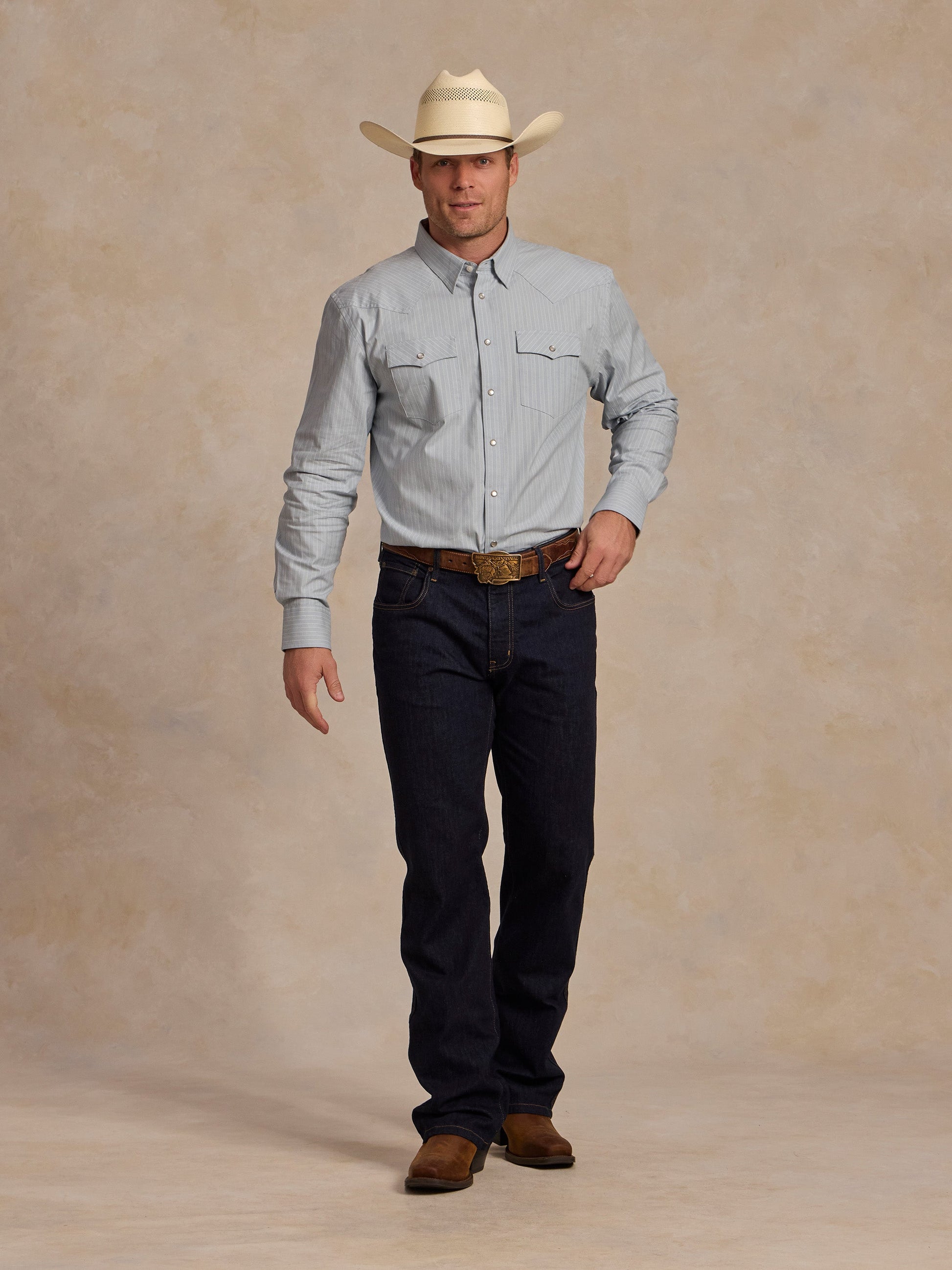 Schaefer Outfitter Classic Western Button Down With Snaps