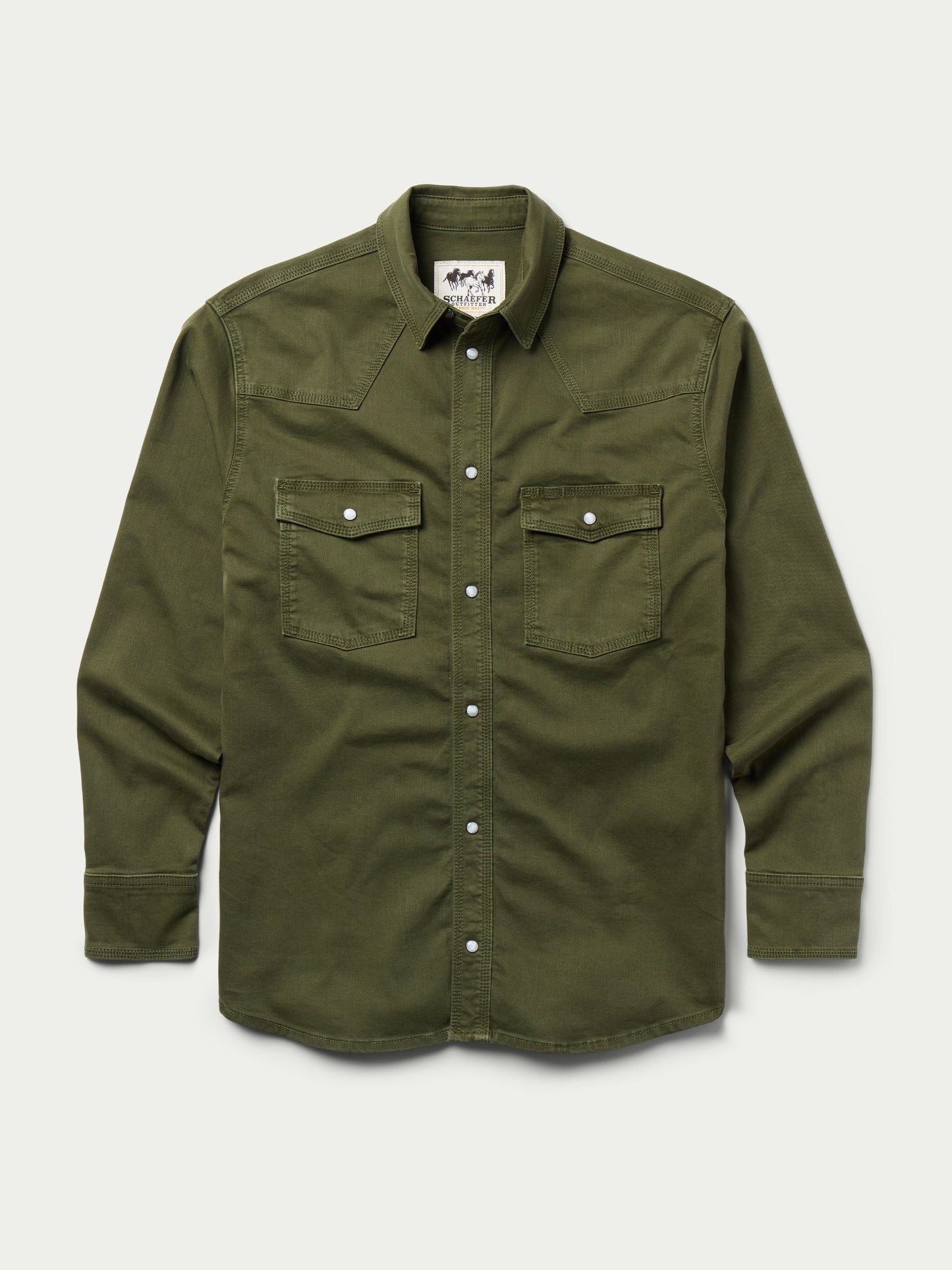 Schaefer Outfitter SO X Beau Simmons | Special Edition Western Denim Snap Shirt