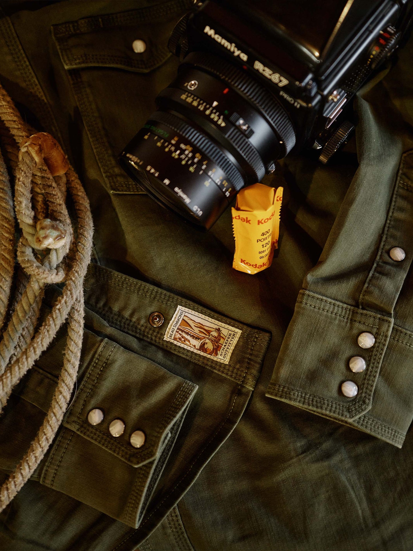 Schaefer Outfitter SO X Beau Simmons | Special Edition Western Denim Snap Shirt