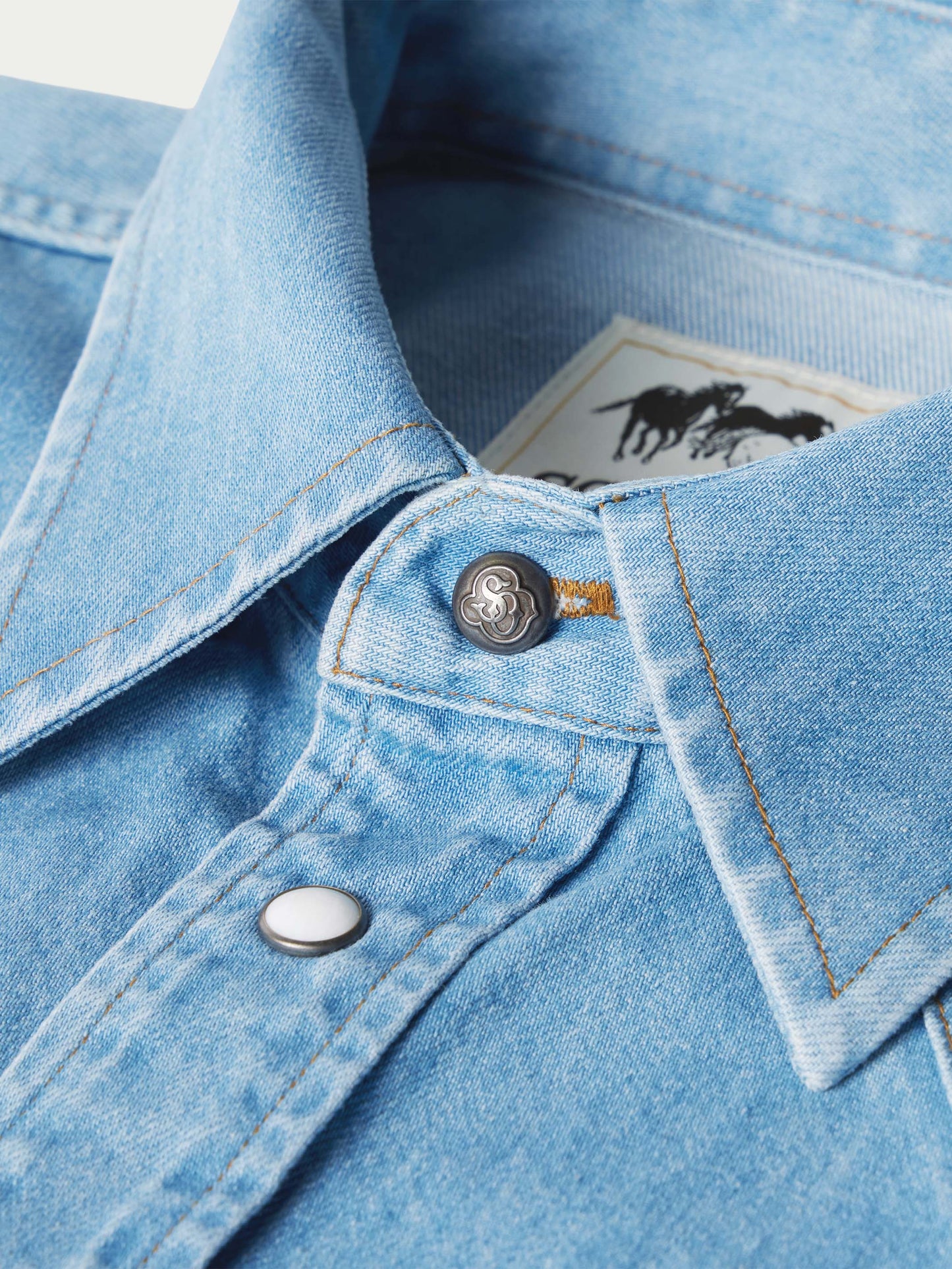 Schaefer Outfitter Classic Western Denim Snap Shirt