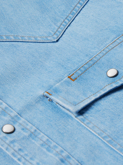 Schaefer Outfitter Classic Western Denim Snap Shirt