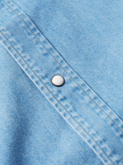 Schaefer Outfitter Classic Western Denim Snap Shirt