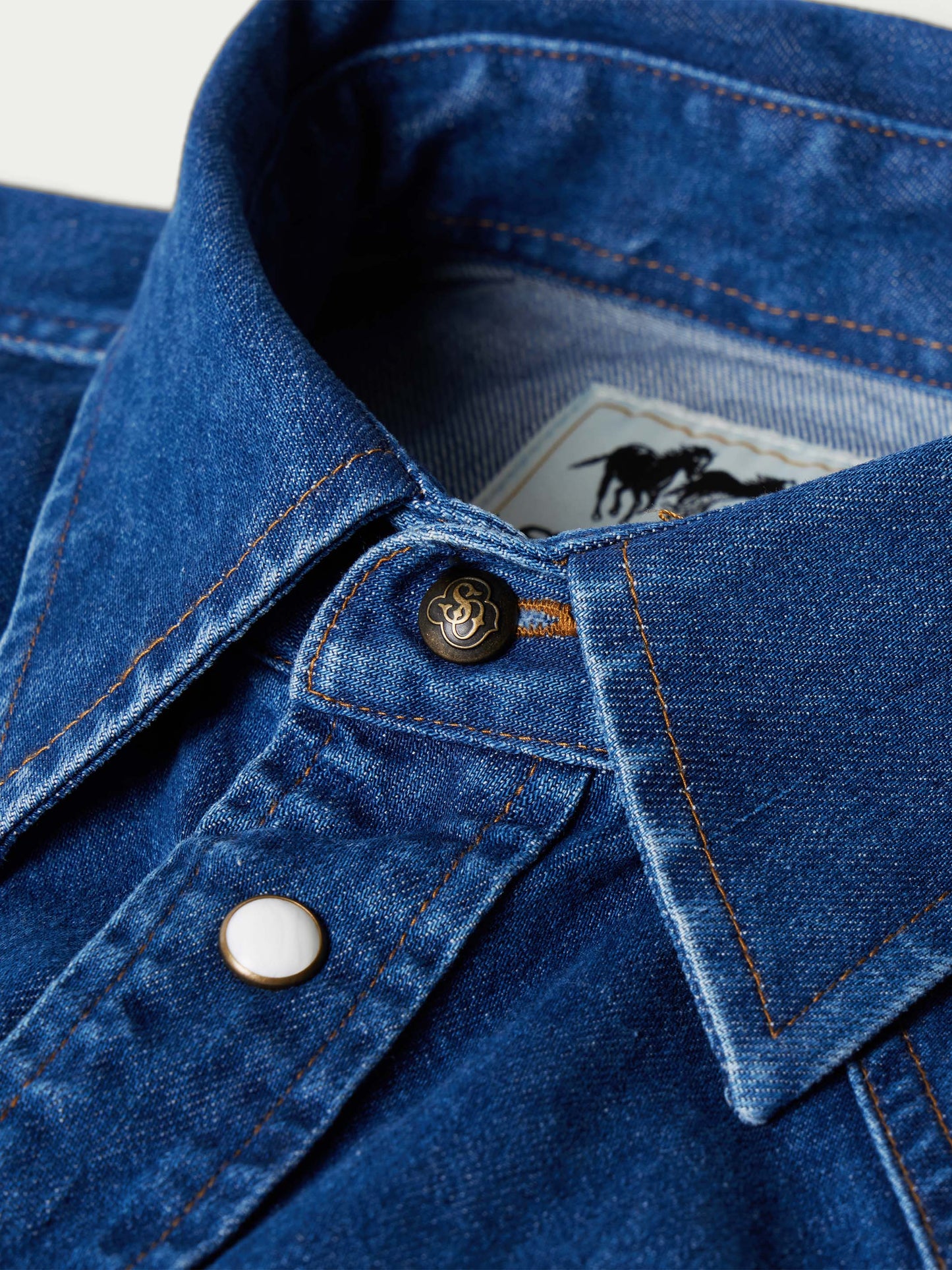 Schaefer Outfitter Classic Western Denim Snap Shirt