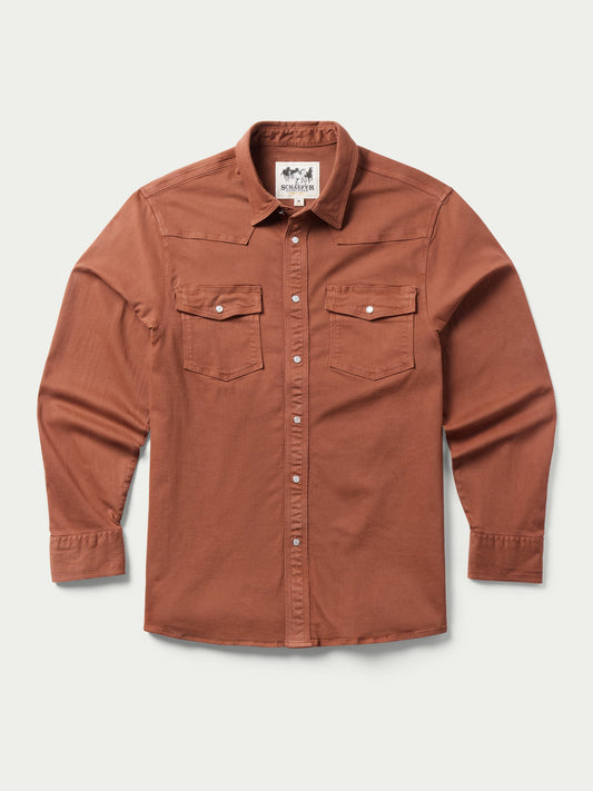 Schaefer Outfitter Western Denim Snap Shirt