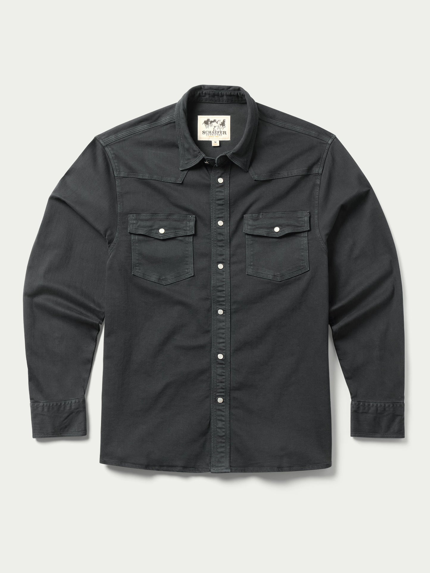 Schaefer Outfitter Western Denim Snap Shirt
