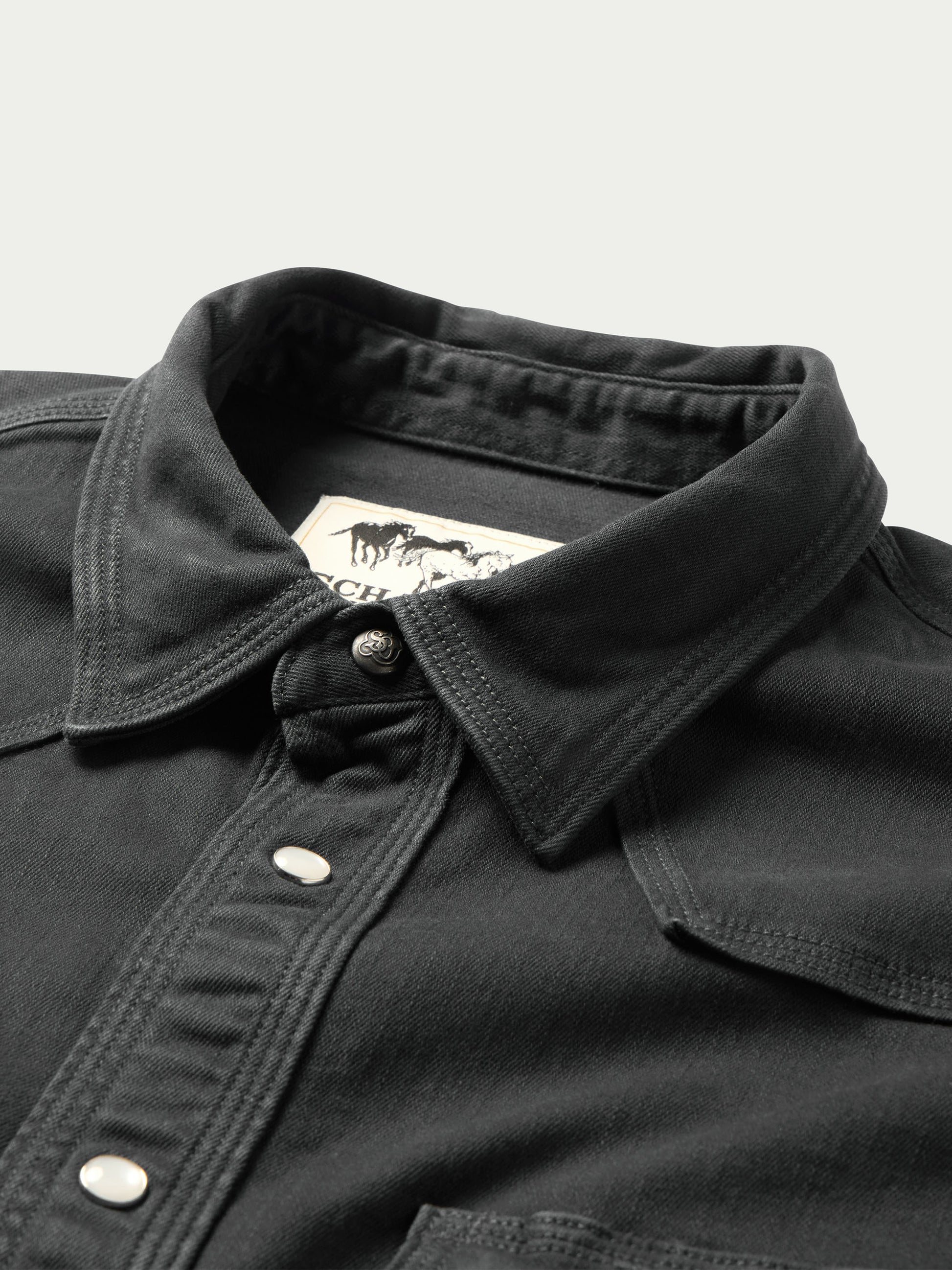 Schaefer Outfitter Western Denim Snap Shirt