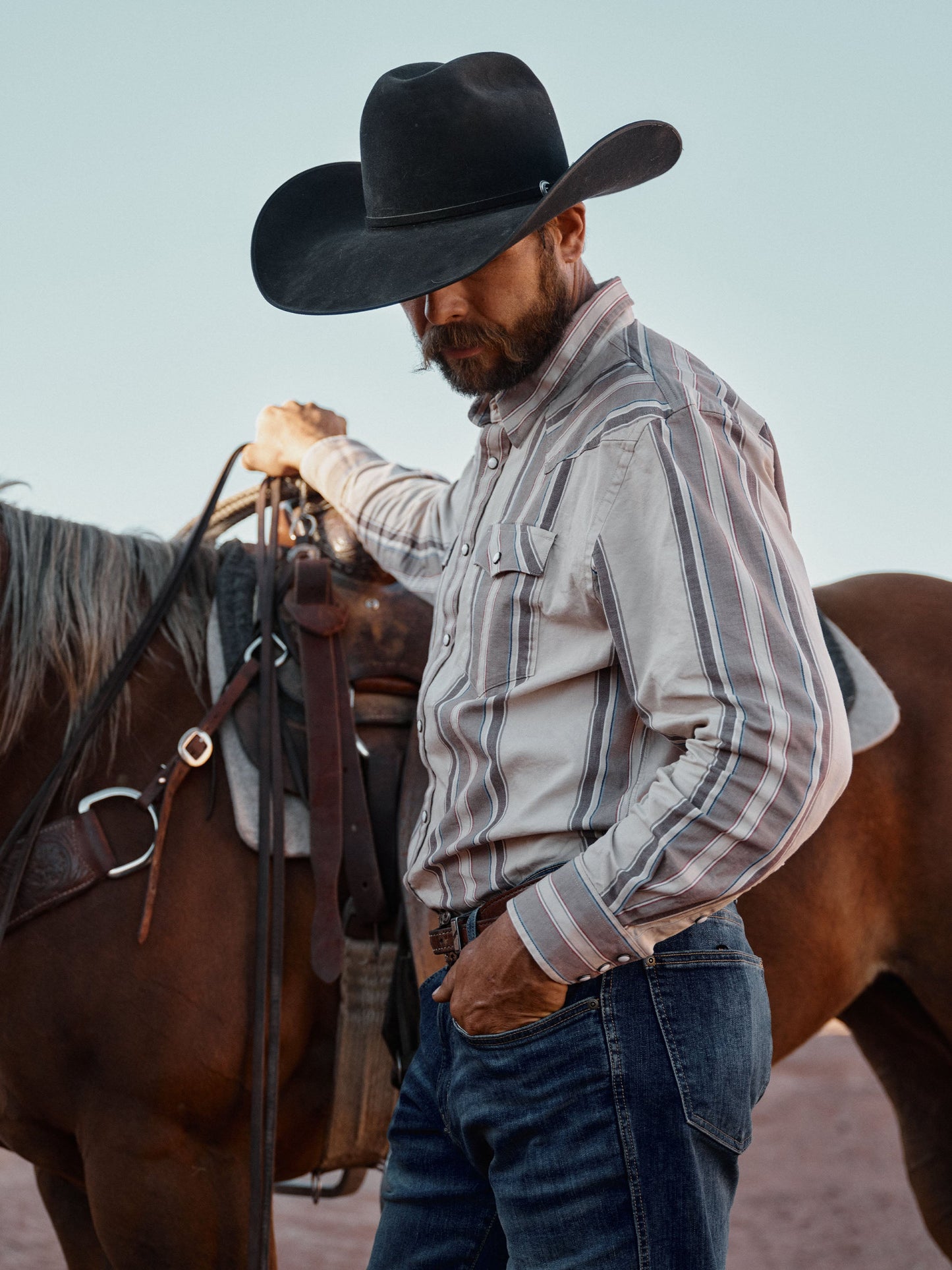 Schaefer Outfitter Western Stretch Snap Shirt
