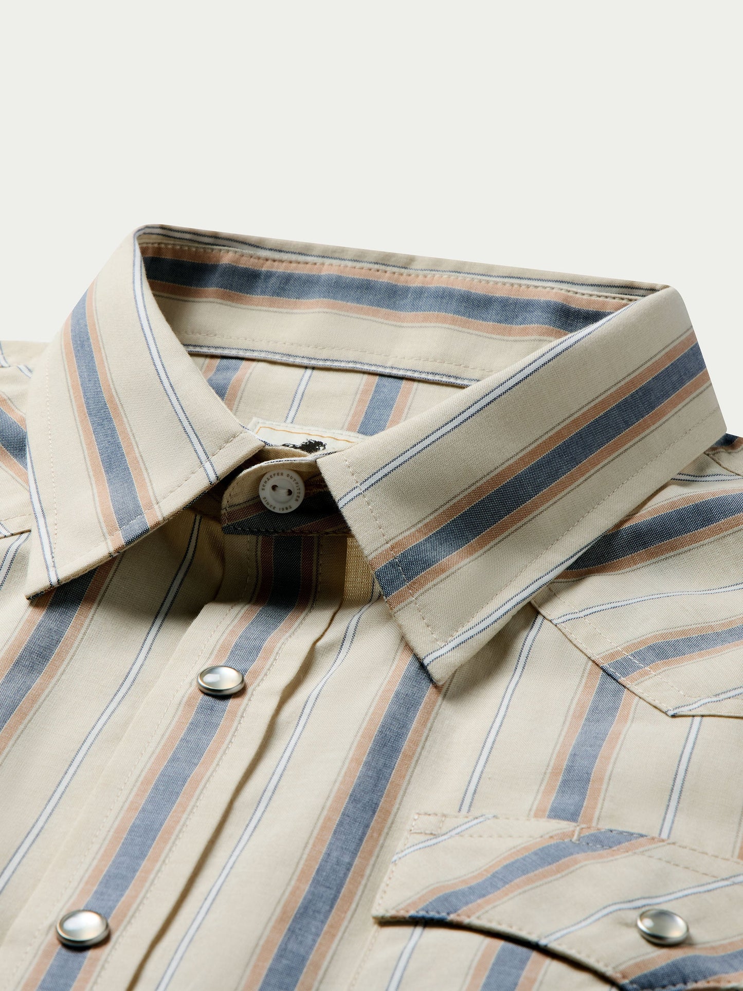Schaefer Outfitter Short Sleeve Vintage Cotton Pearl Snap