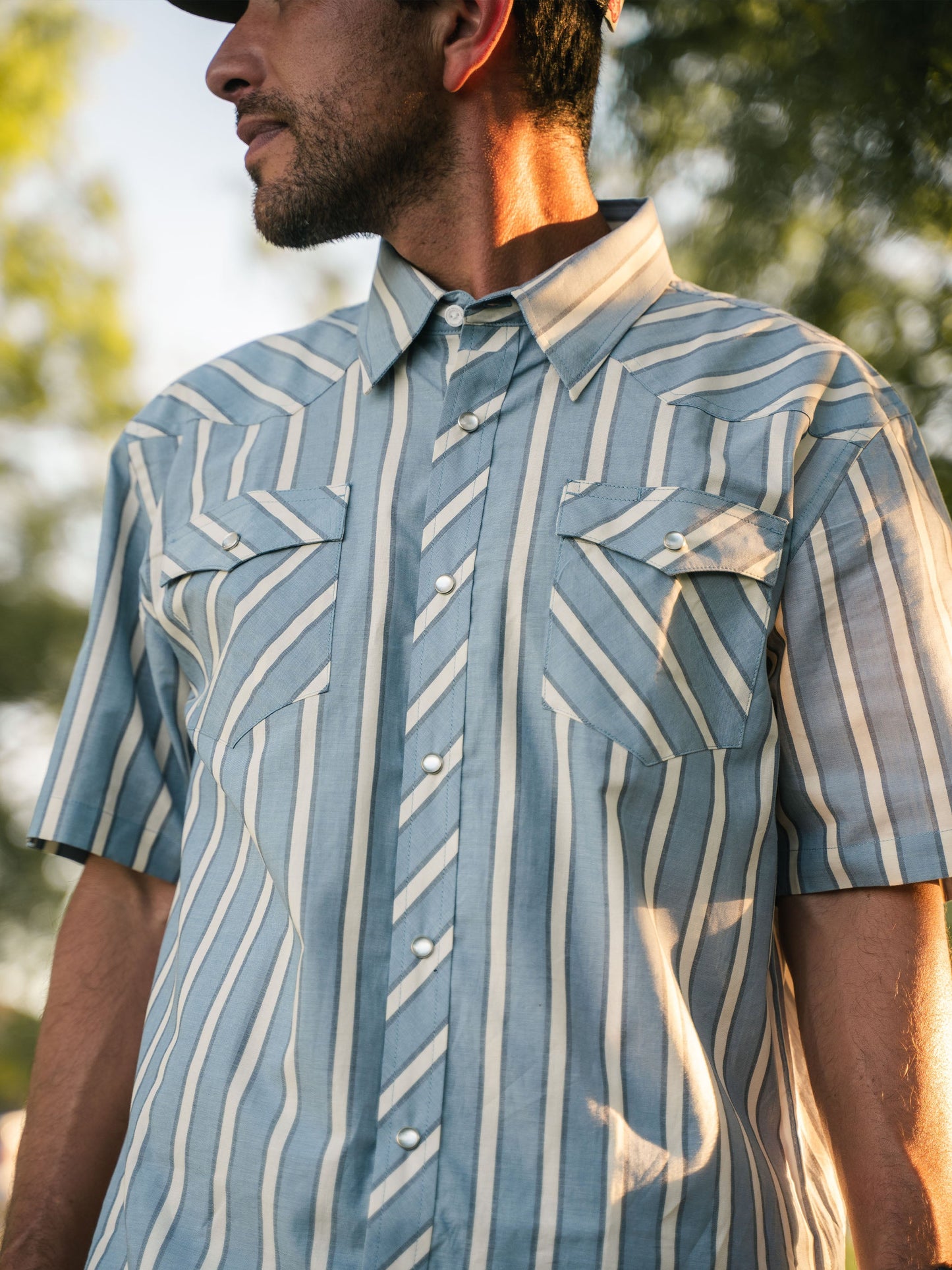 Schaefer Outfitter Short Sleeve Vintage Cotton Pearl Snap