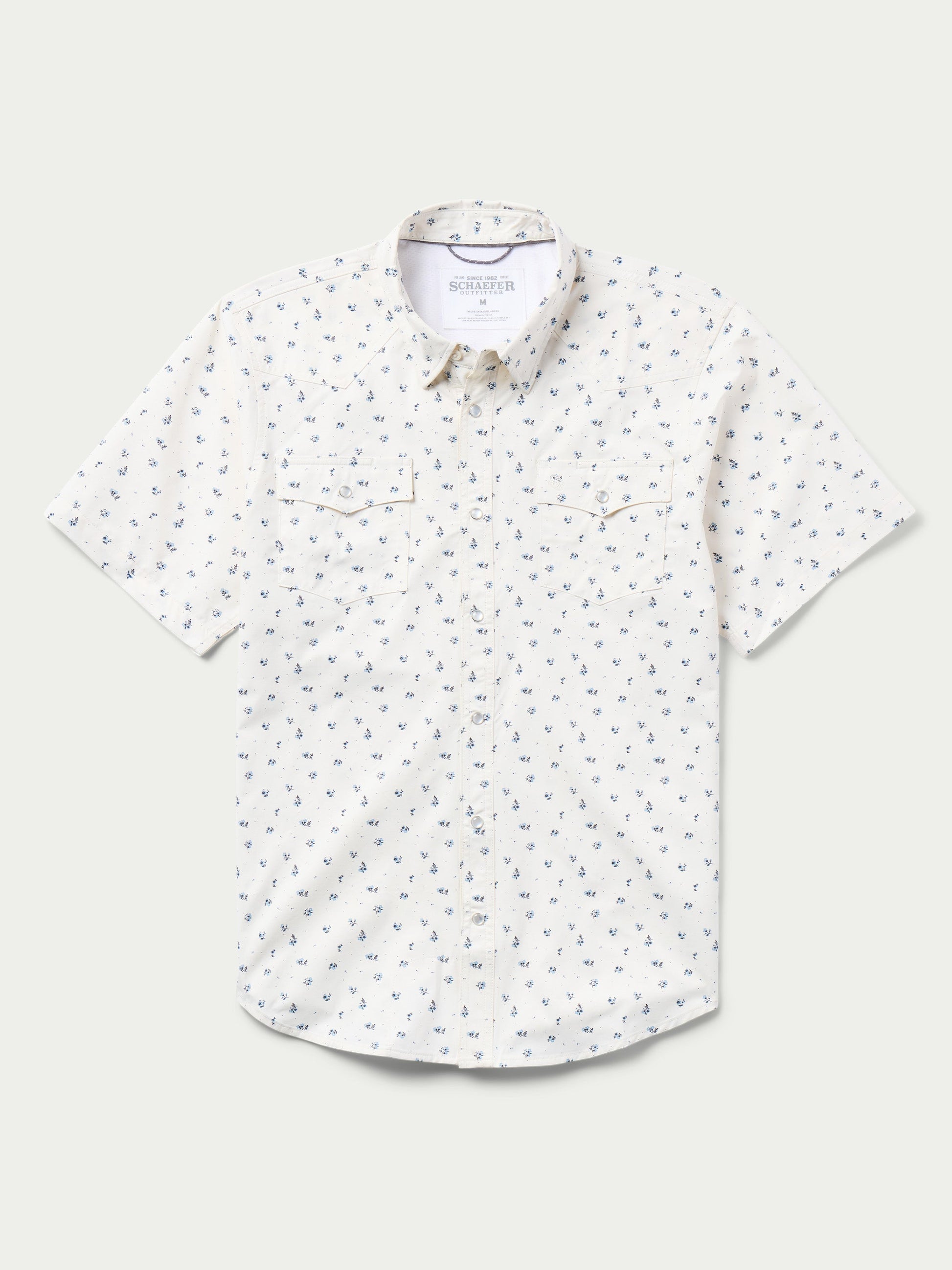 Schaefer Outfitter Short Sleeve Rambler Pearl Snap