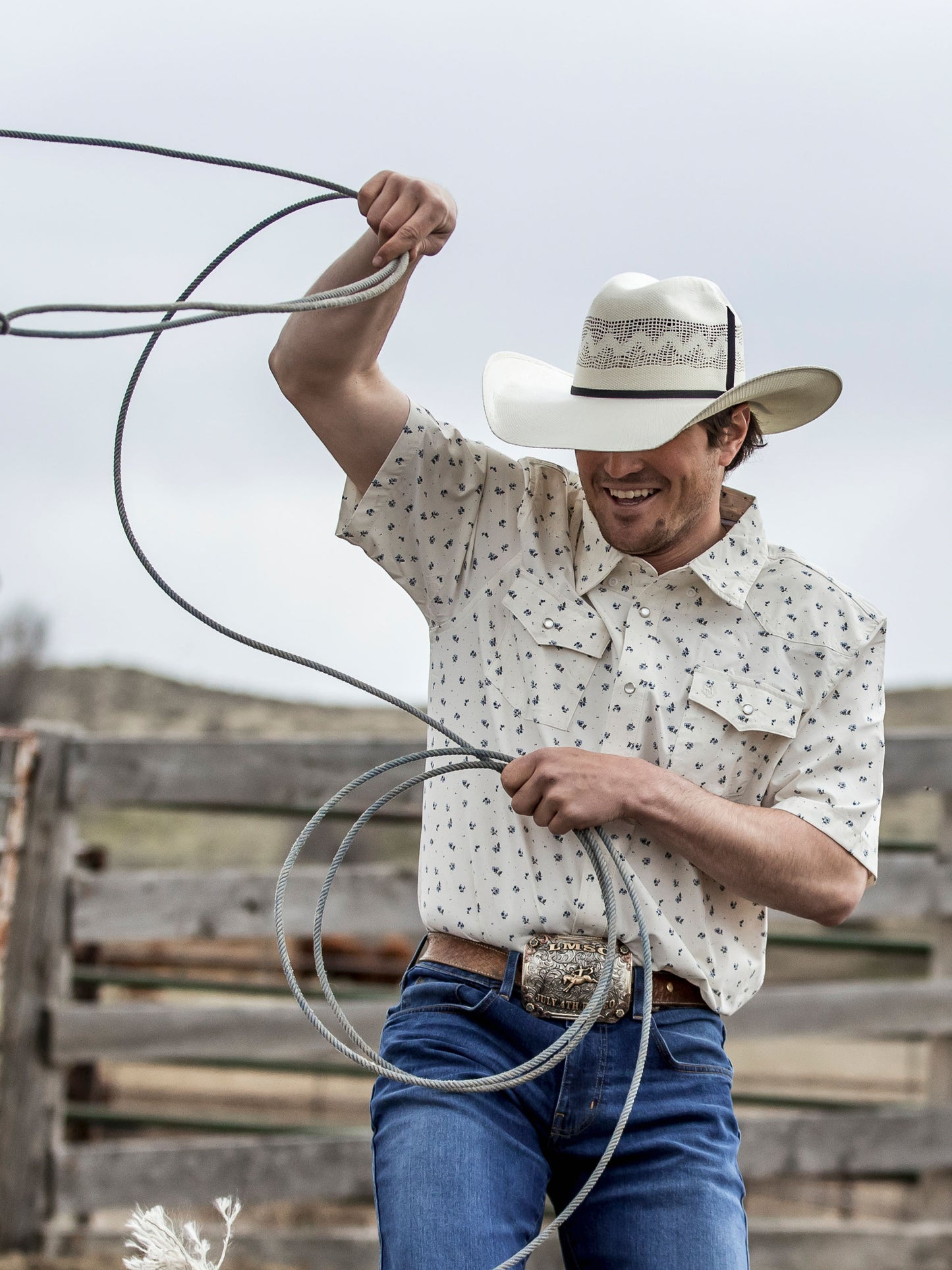 Schaefer Outfitter Short Sleeve Rambler Pearl Snap