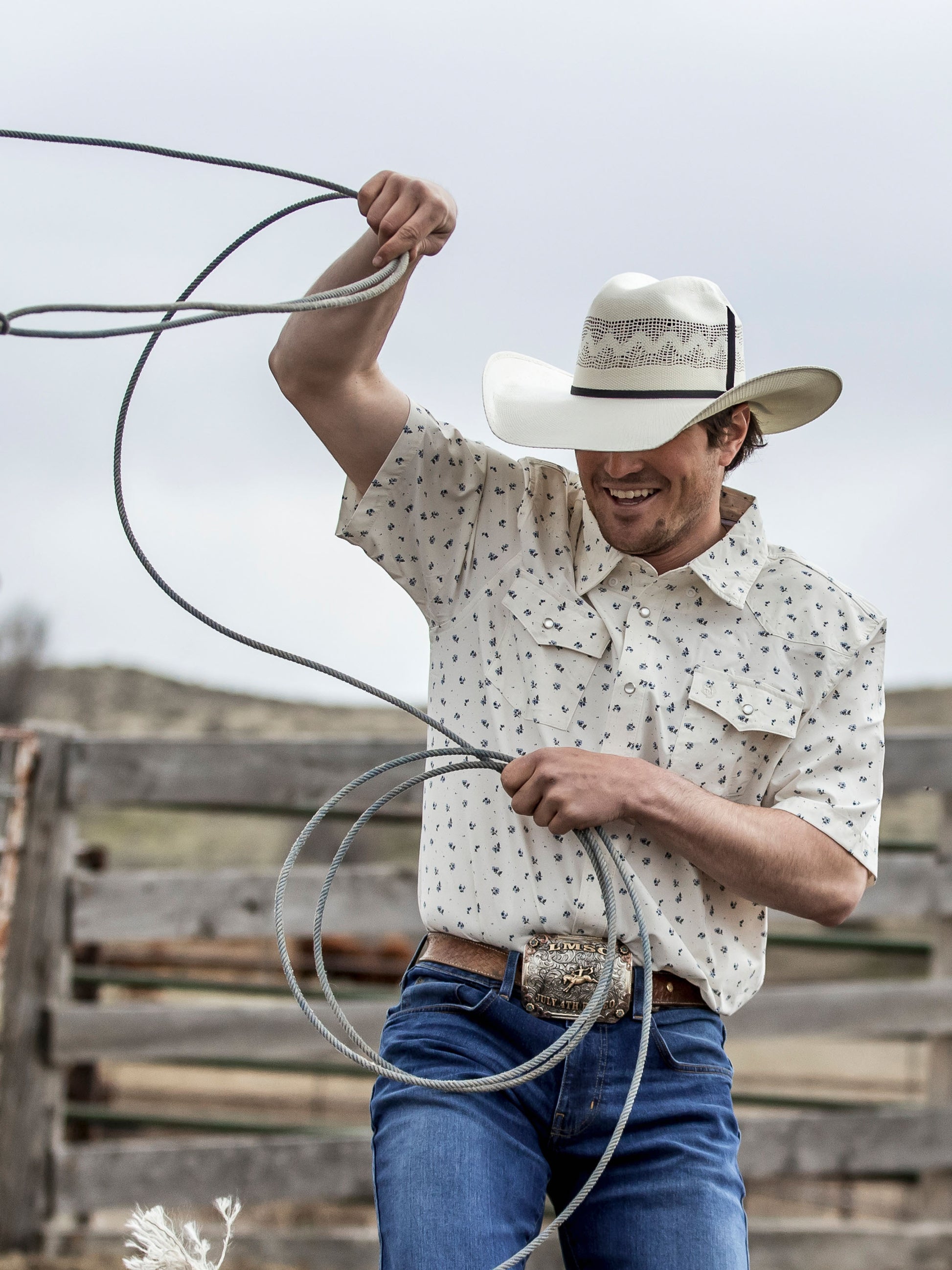 Schaefer Outfitter Short Sleeve Rambler Pearl Snap