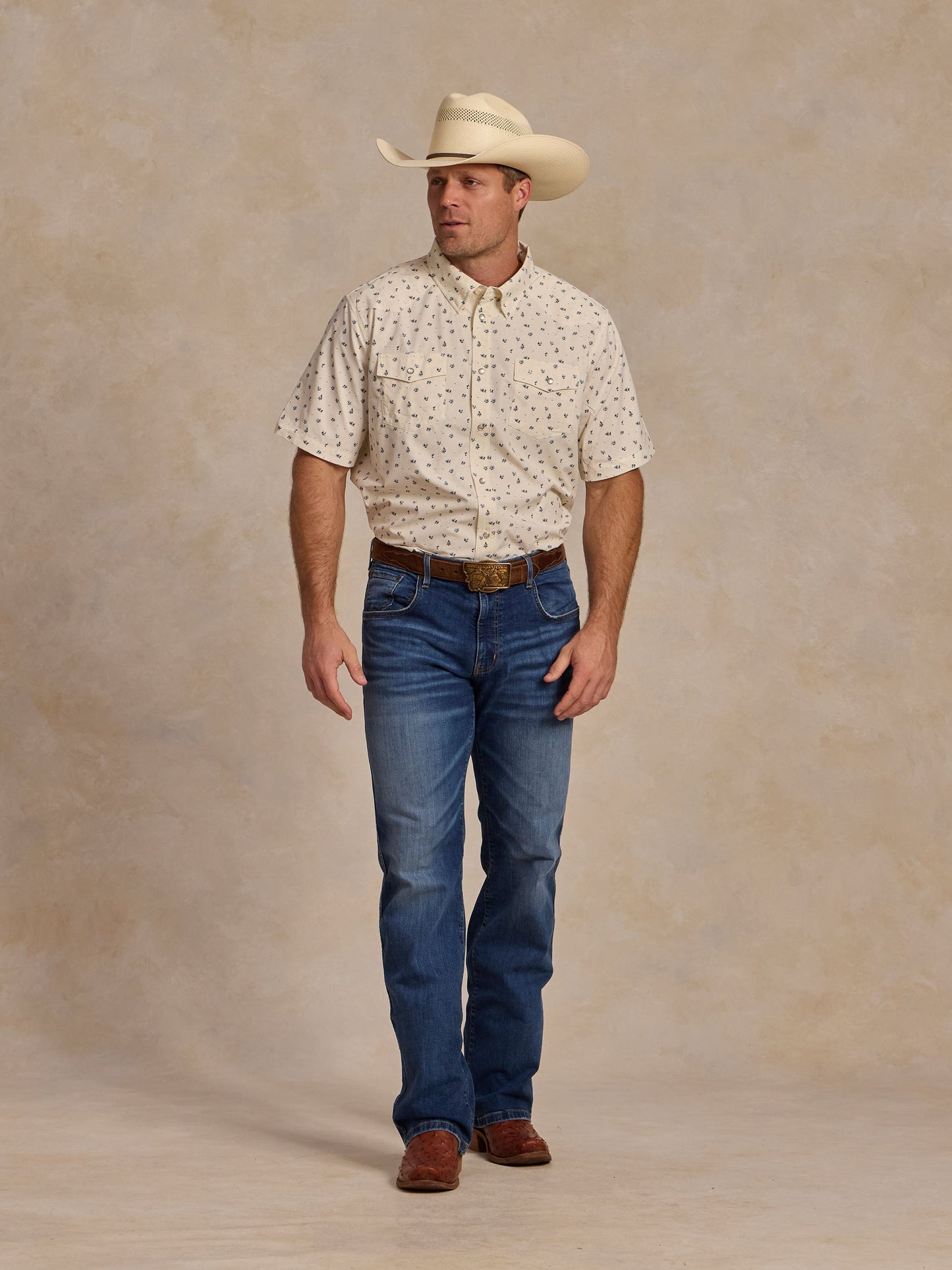 Schaefer Outfitter Short Sleeve Rambler Pearl Snap