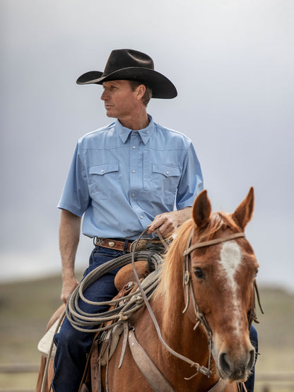 Schaefer Outfitter Short Sleeve RangeTek Western Guide Snap Shirt