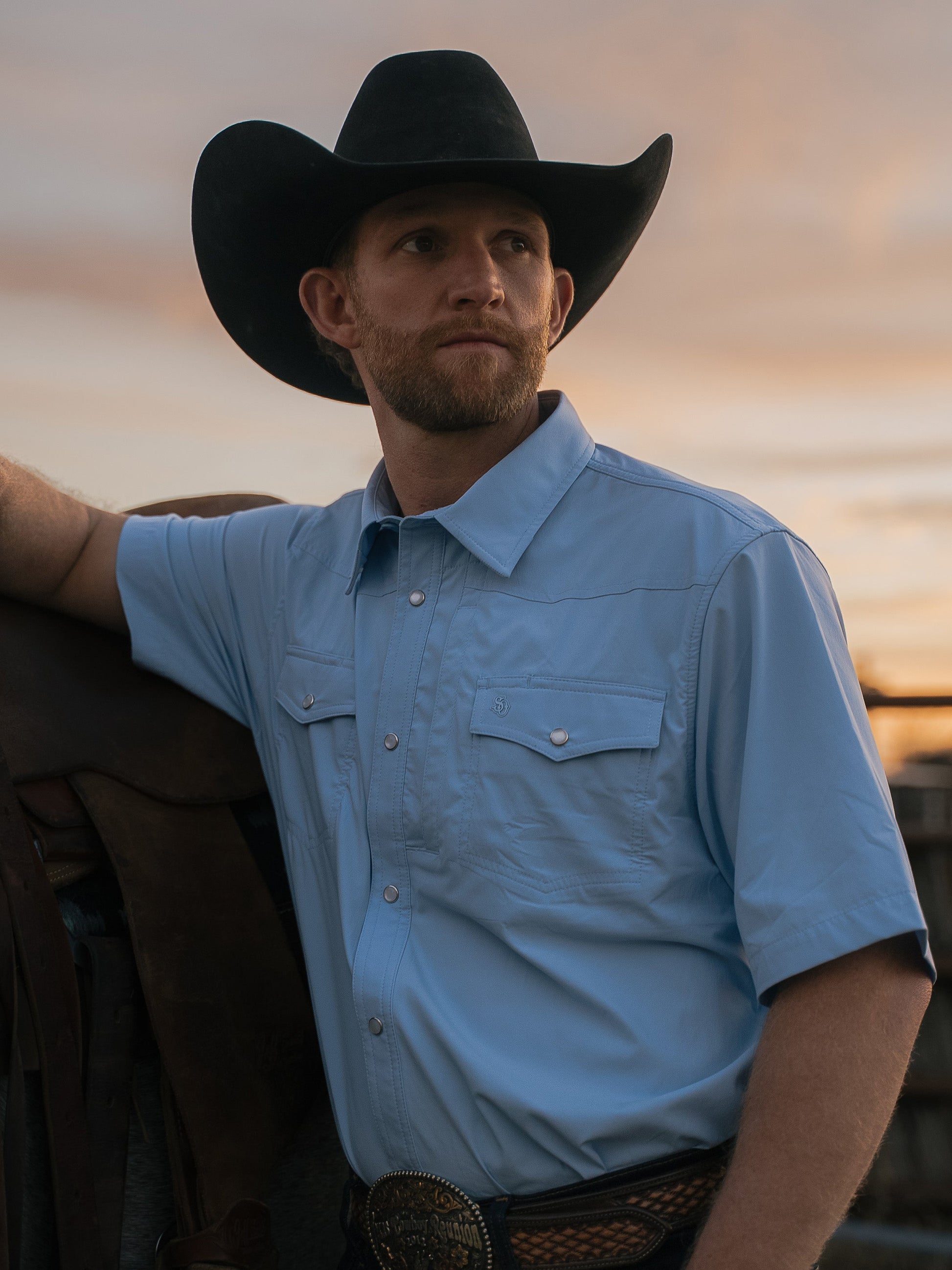Schaefer Outfitter Short Sleeve RangeTek Western Guide Snap Shirt