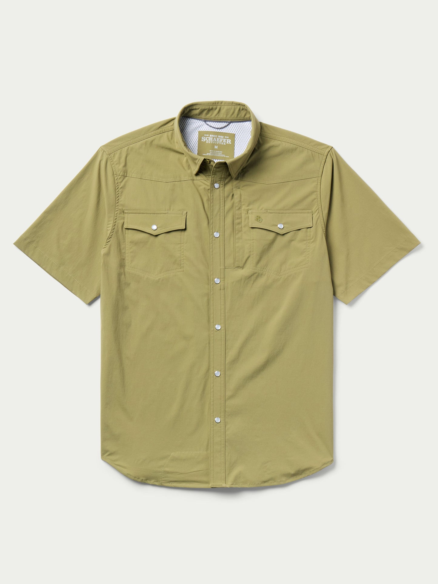 Schaefer Outfitter Short Sleeve RangeTek Western Guide Snap Shirt