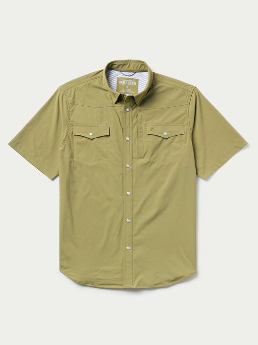 Schaefer Outfitter Short Sleeve RangeTek Western Guide Snap Shirt