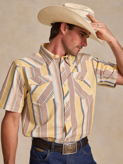 Schaefer Outfitter Short Sleeve Vintage Cotton Pearl Snap