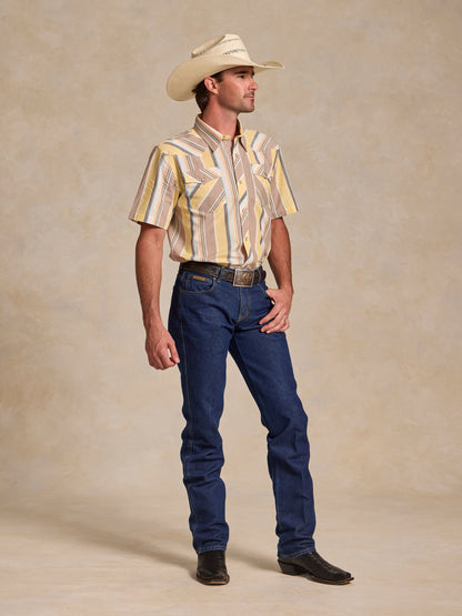 Schaefer Outfitter Short Sleeve Vintage Cotton Pearl Snap
