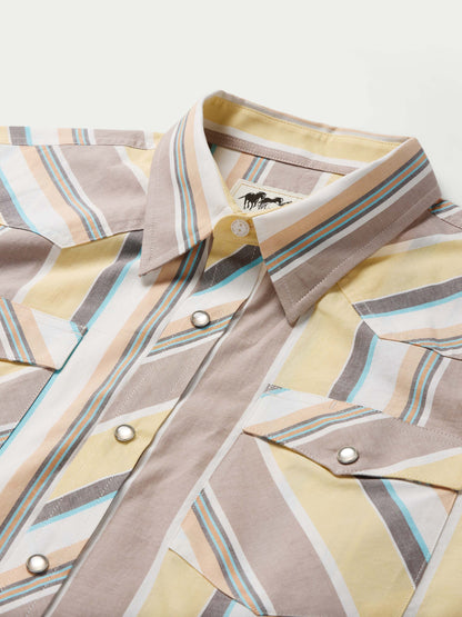 Schaefer Outfitter Short Sleeve Vintage Cotton Pearl Snap