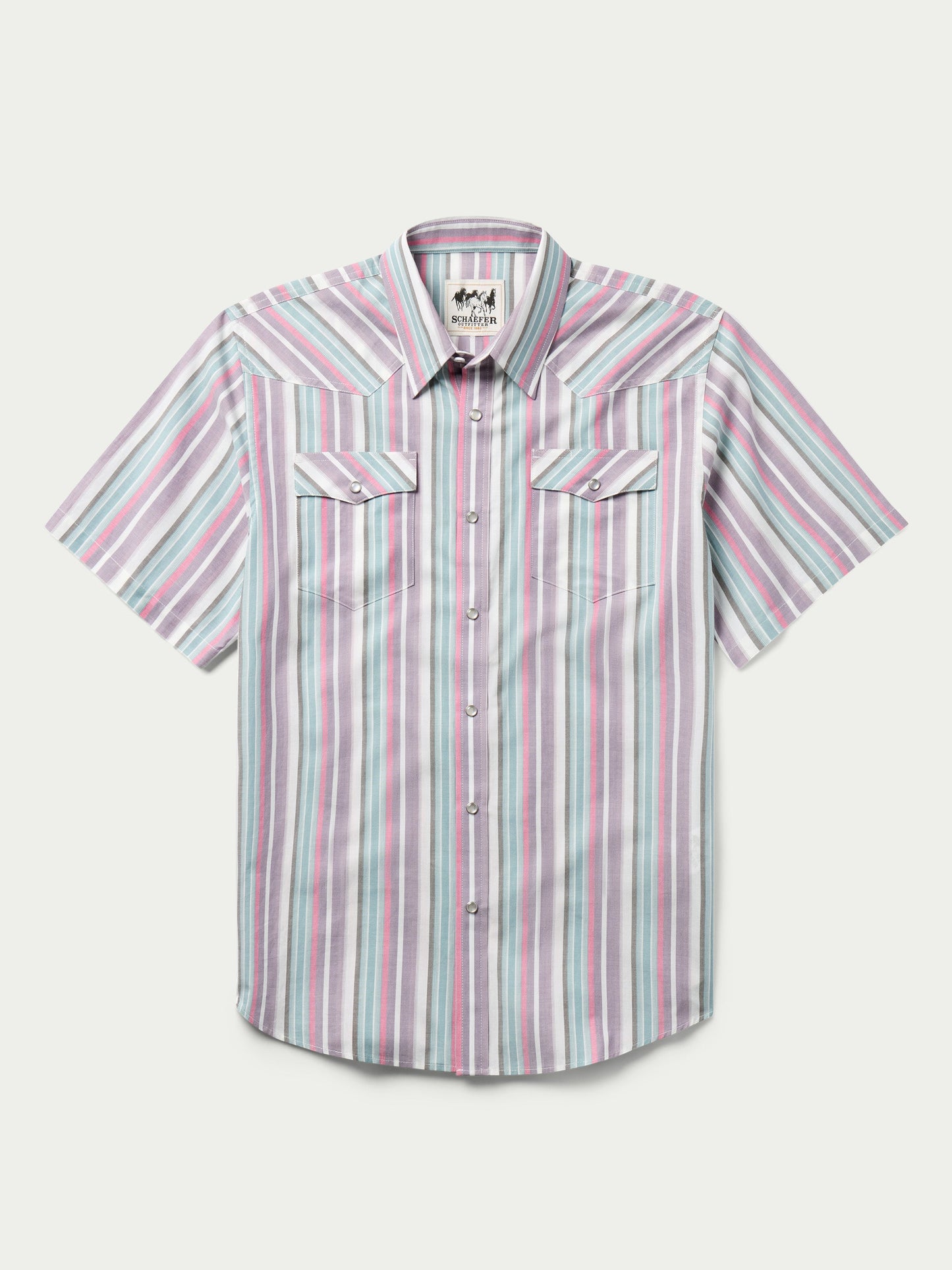 Schaefer Outfitter Short Sleeve Vintage Cotton Pearl Snap