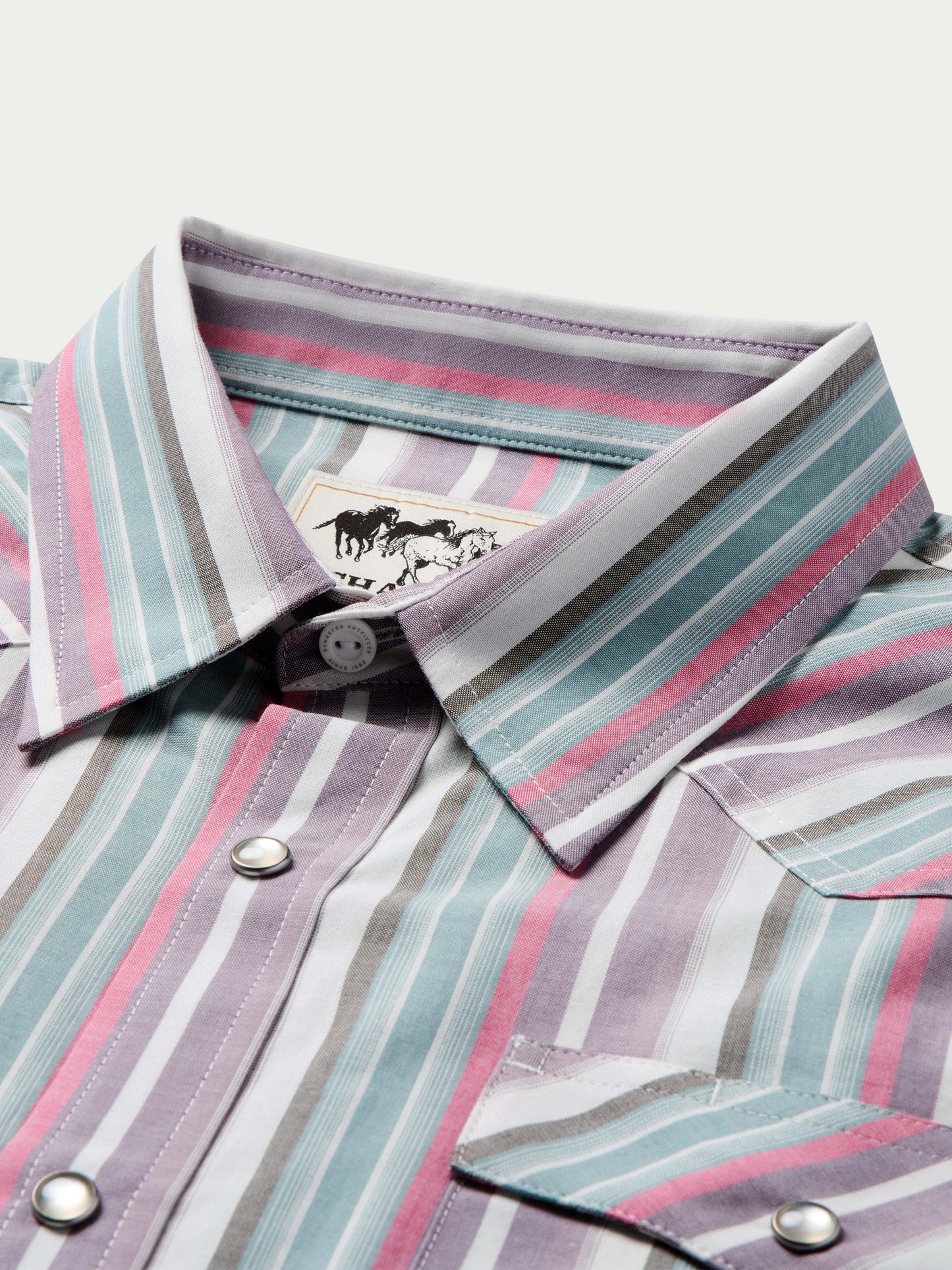 Schaefer Outfitter Short Sleeve Vintage Cotton Pearl Snap
