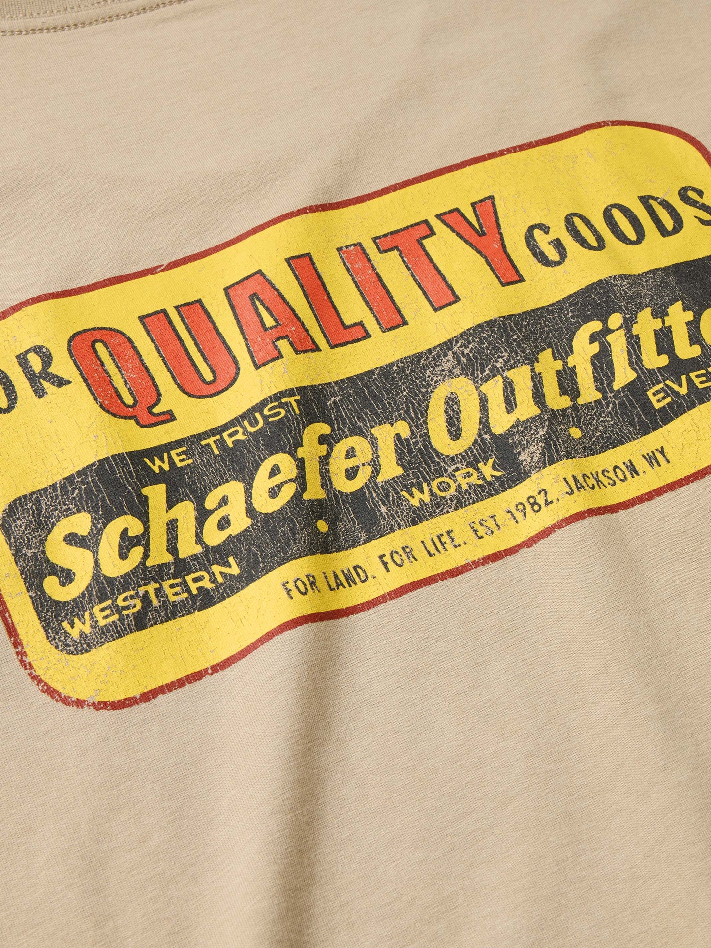 Schaefer Outfitter Quality Goods Tee