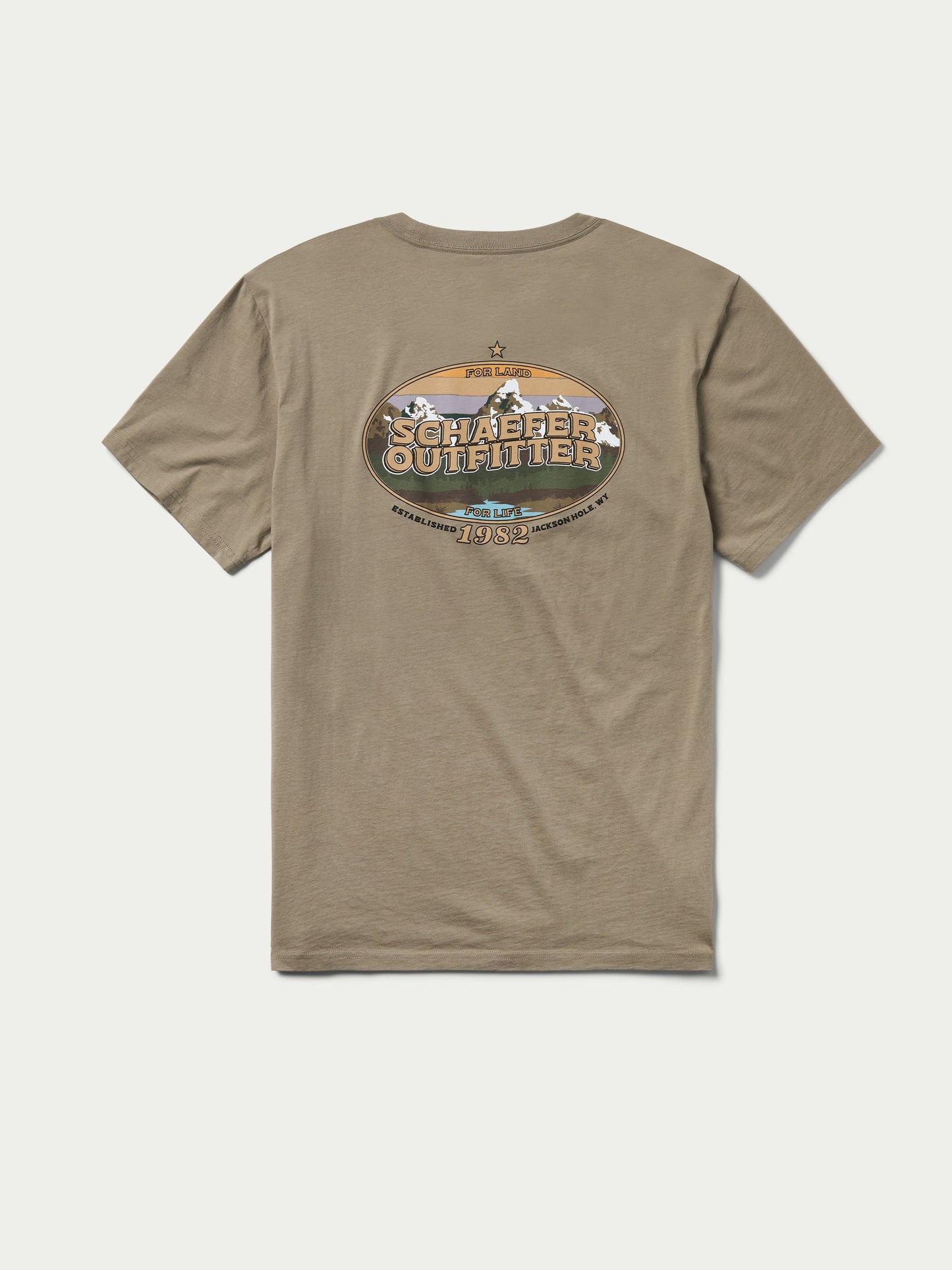 Schaefer Outfitter Grand Teton Tee & Comfortable Cotton T-Shirt