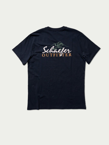 Schaefer Outfitter Schaefer Vintage Logo Tee & Comfortable Cotton T-Shirt