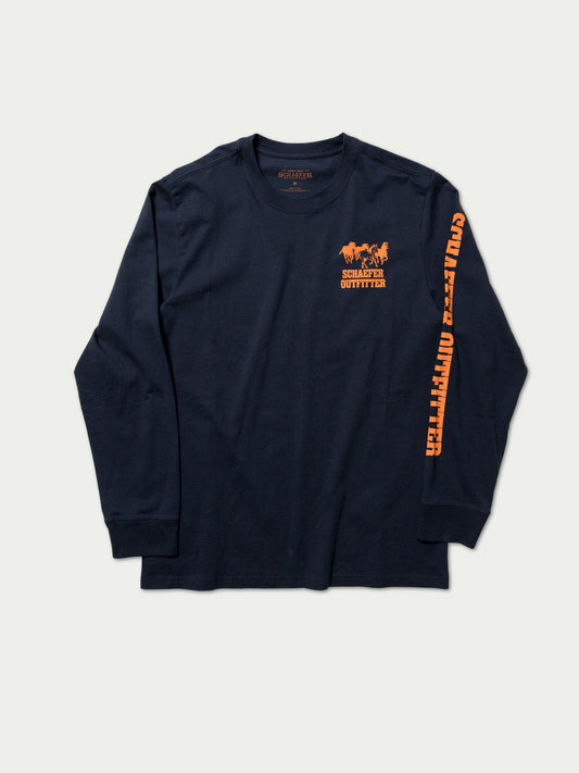 Schaefer Outfitter Long Sleeve Logo Tee