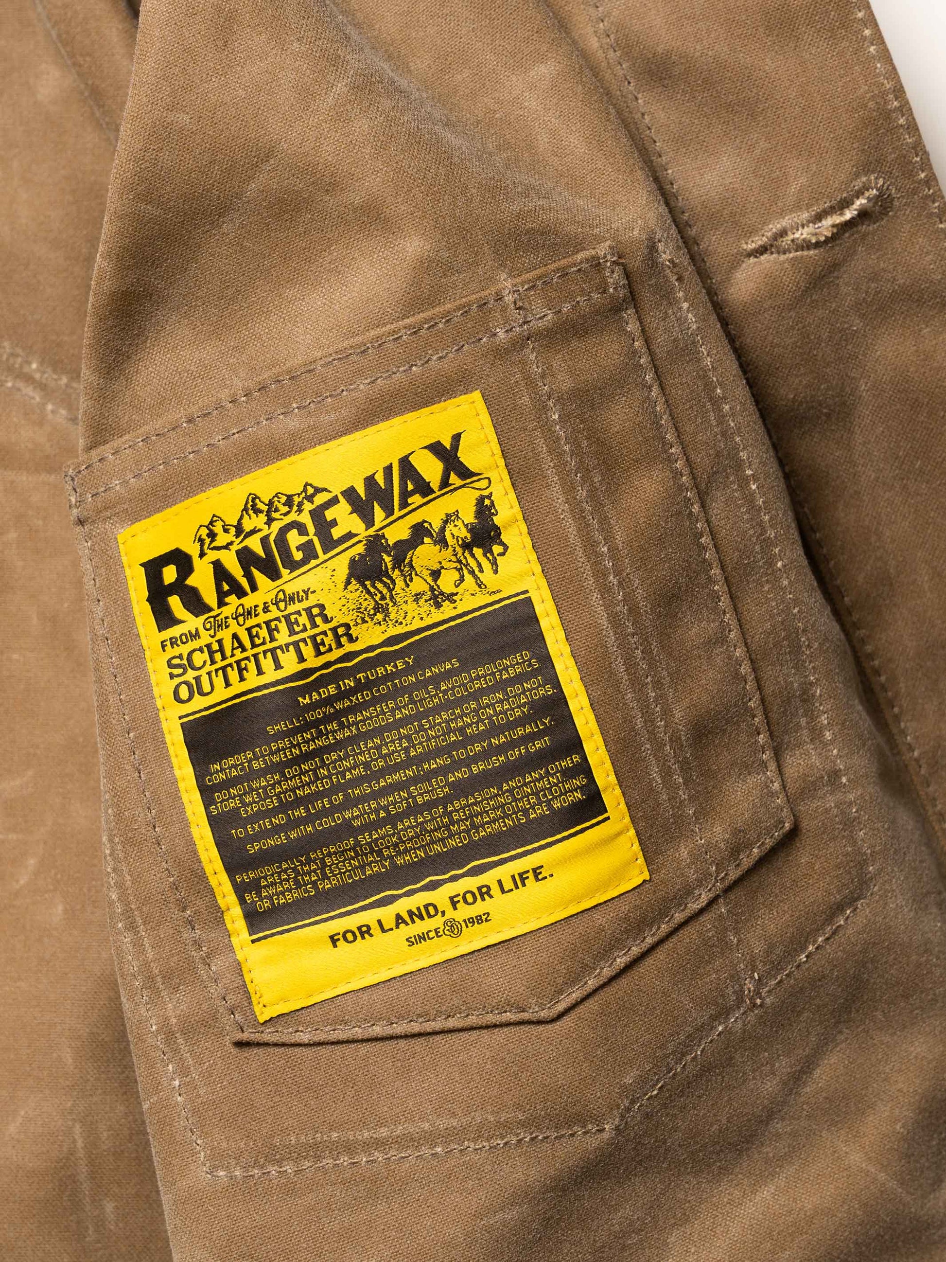 Schaefer Outfitter RangeWaxÂ® Mesquite Jacket