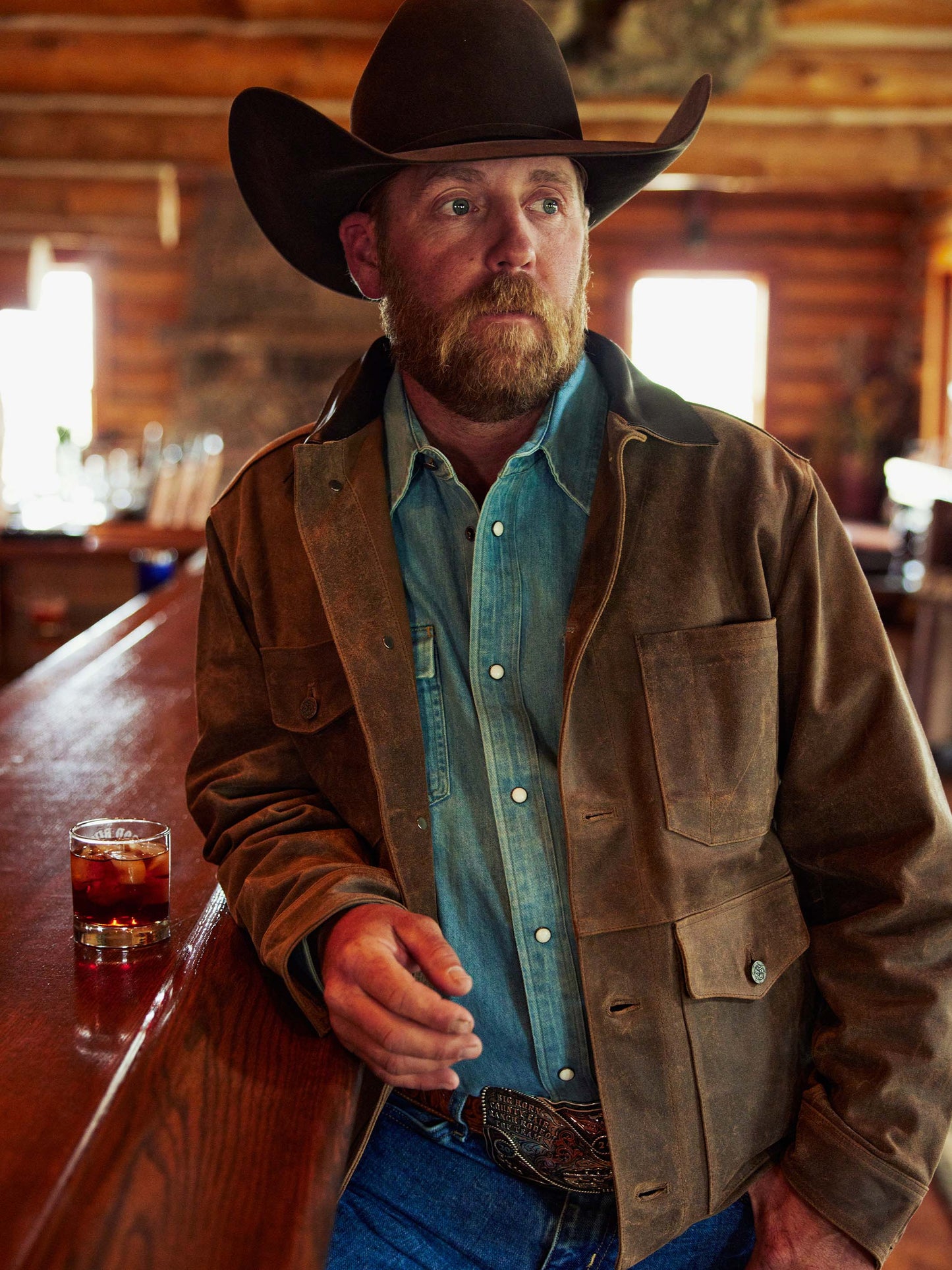 Schaefer Outfitter Leather Mesquite Brush Jacket