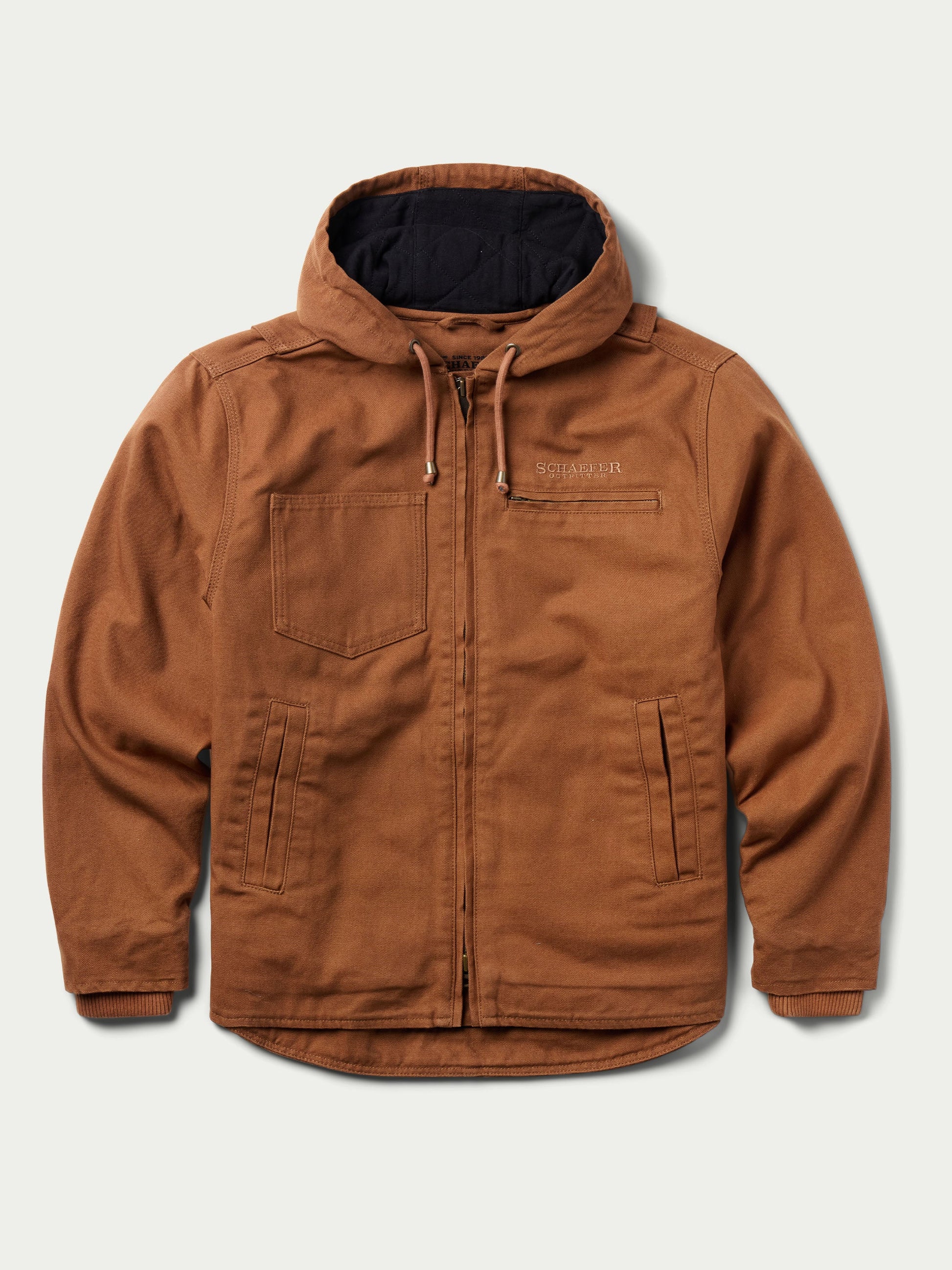 Schaefer Outfitter Hooded Zip Canvas Jacket