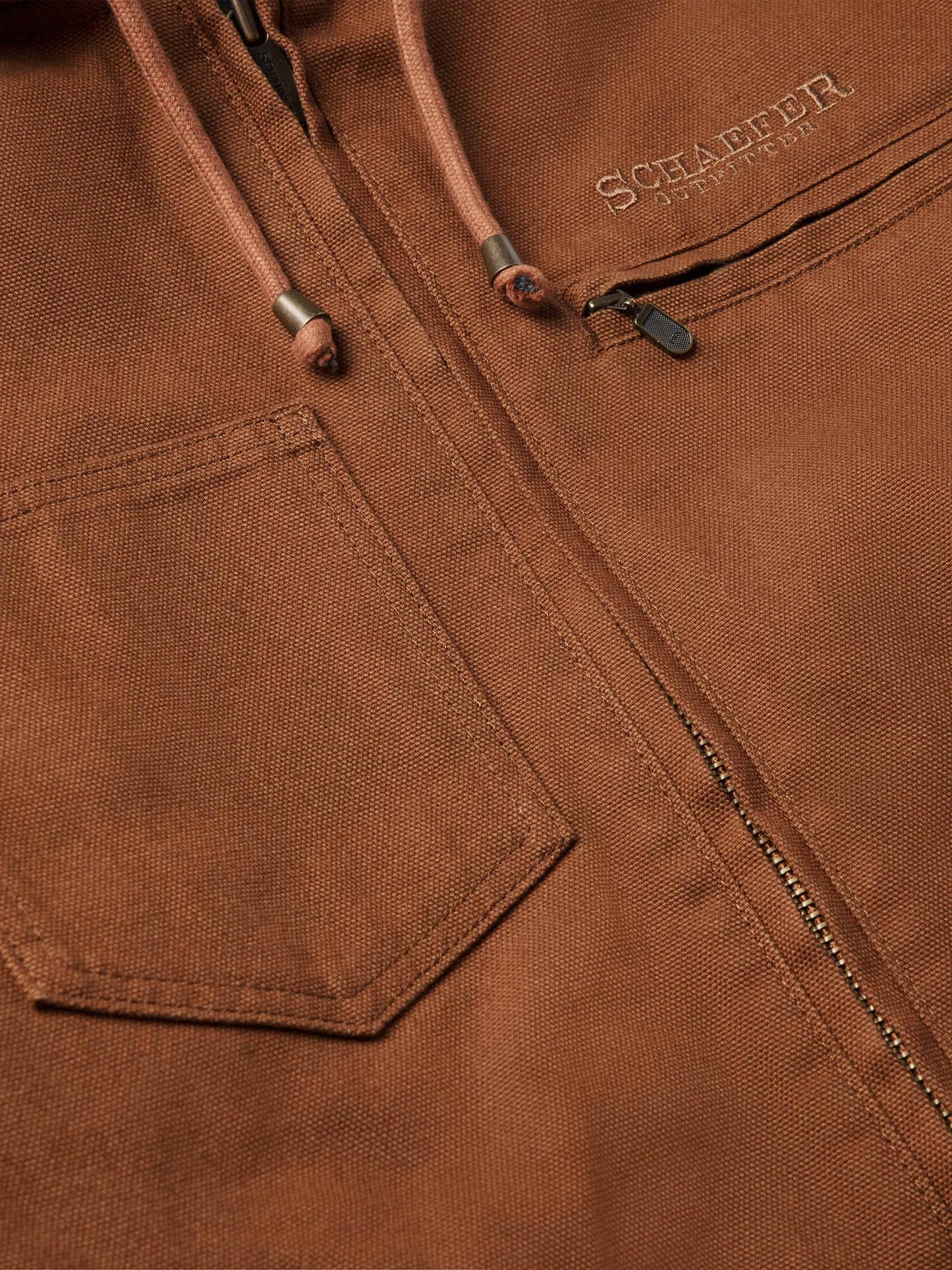 Schaefer Outfitter Hooded Zip Canvas Jacket