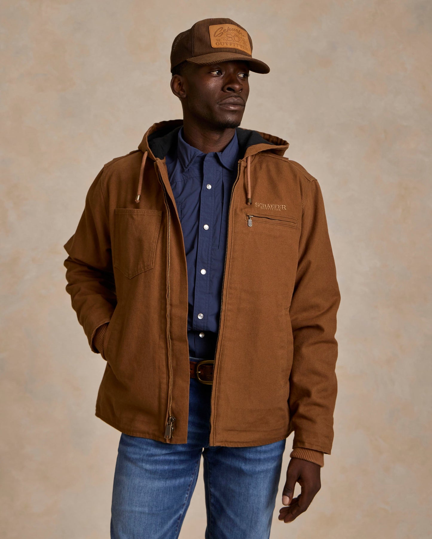 Schaefer Outfitter Hooded Zip Canvas Jacket