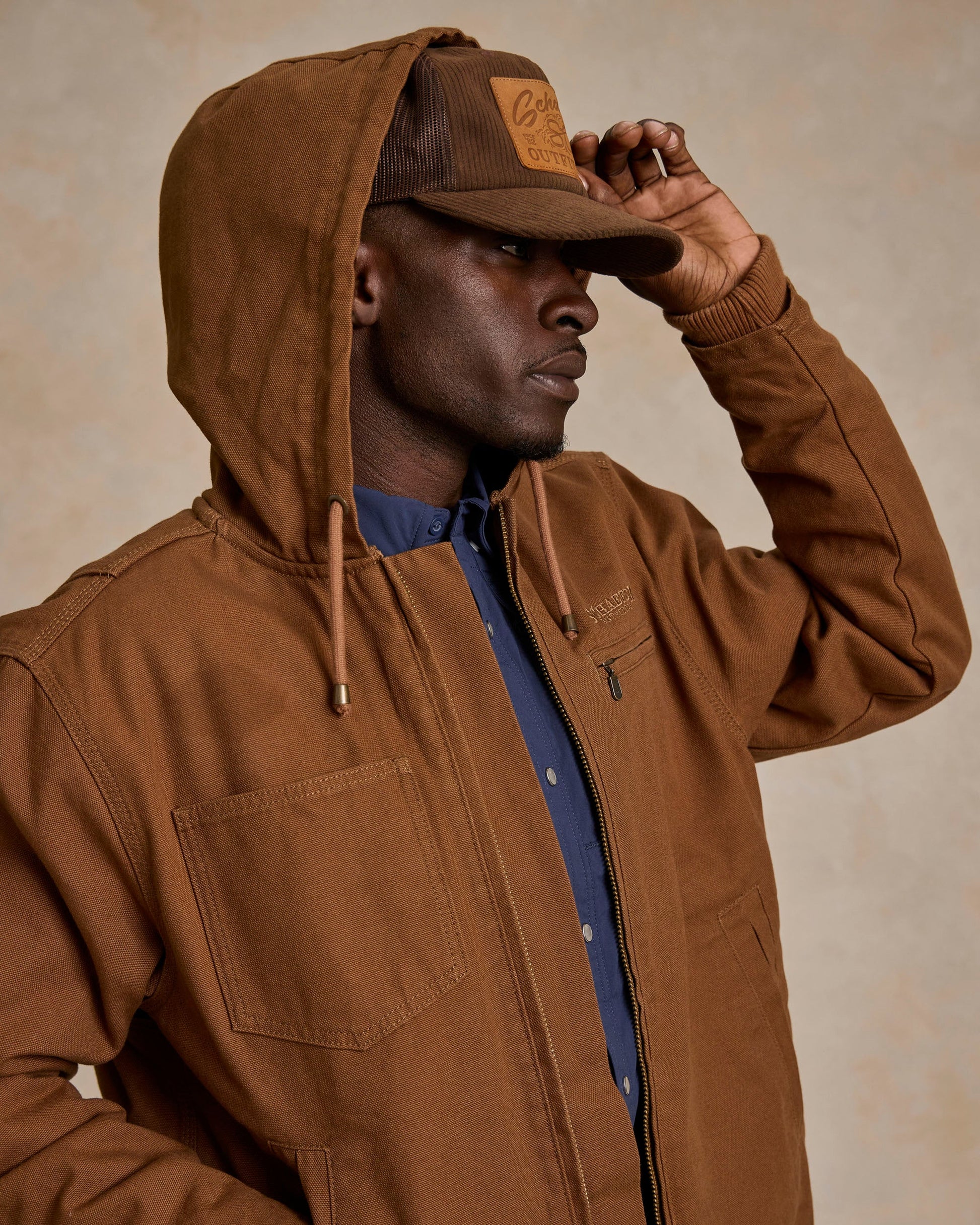 Schaefer Outfitter Hooded Zip Canvas Jacket