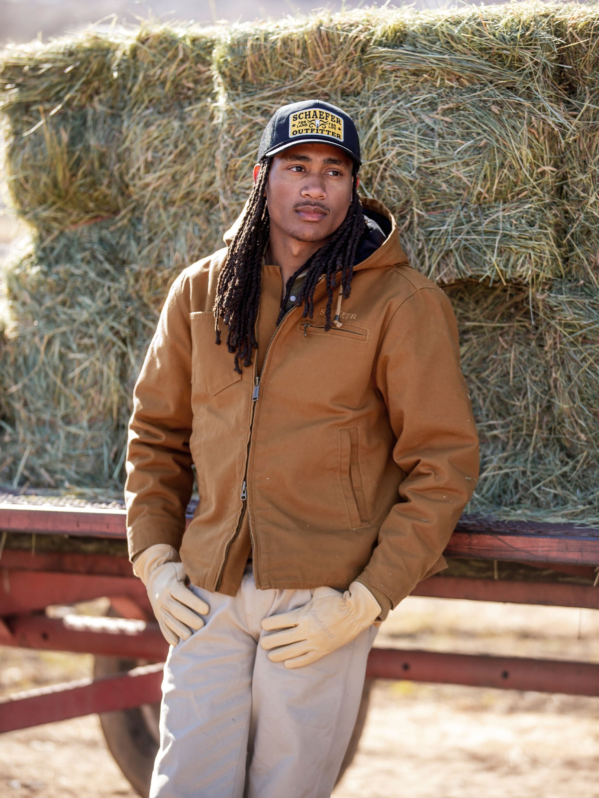 Schaefer Outfitter Hooded Zip Canvas Jacket