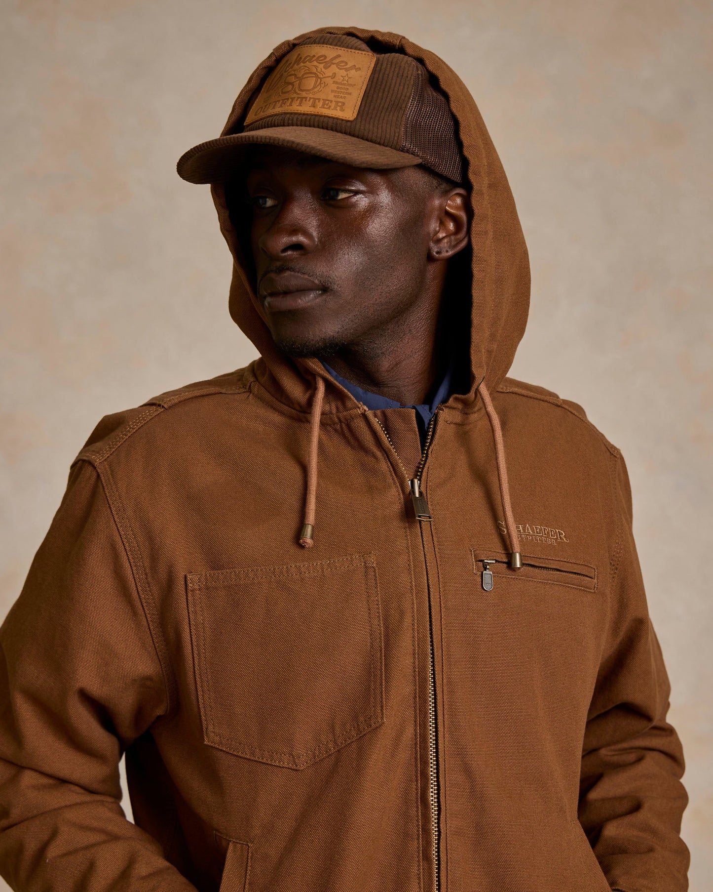 Schaefer Outfitter Hooded Zip Canvas Jacket
