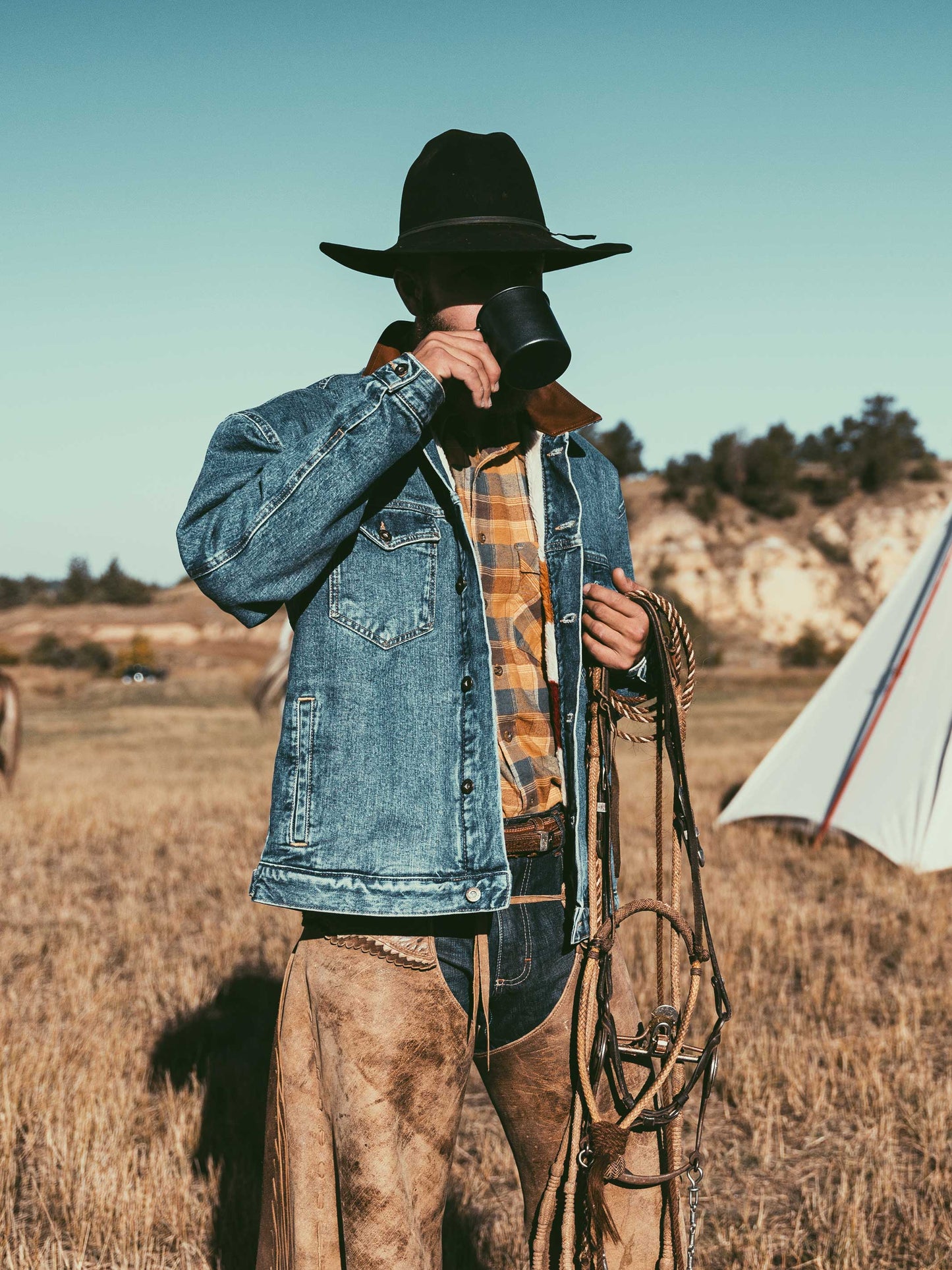 Schaefer Outfitter Legend Denim Jacket with Fleece Lining