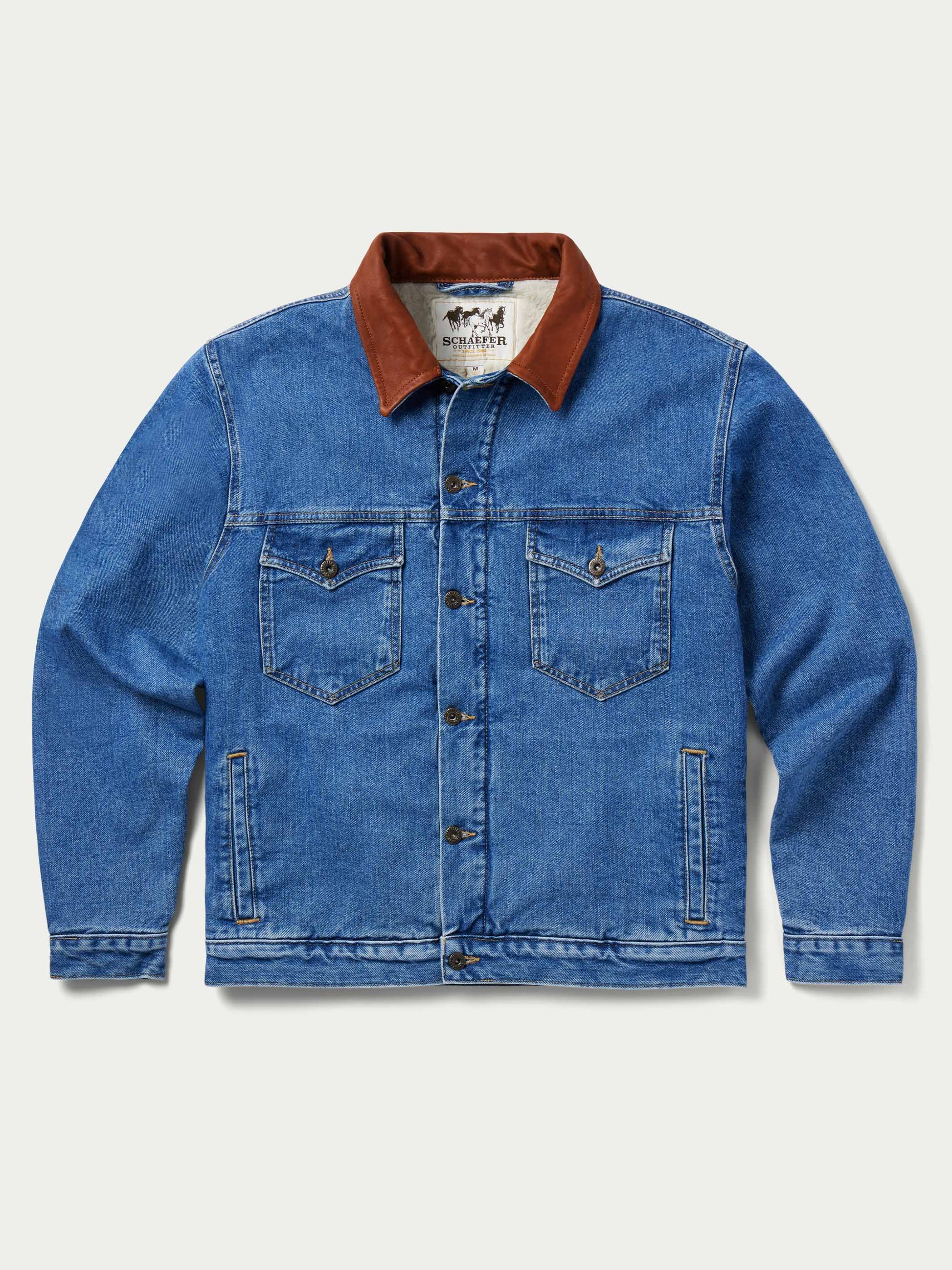 Schaefer Outfitter Legend Denim Jacket with Fleece Lining