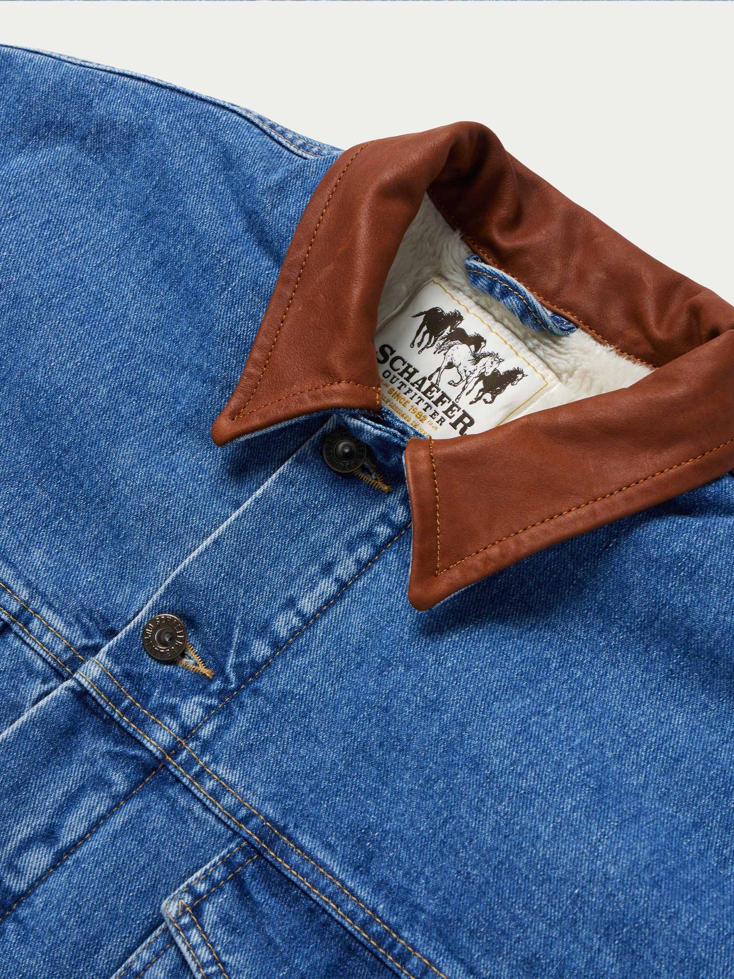 Schaefer Outfitter Legend Denim Jacket with Fleece Lining