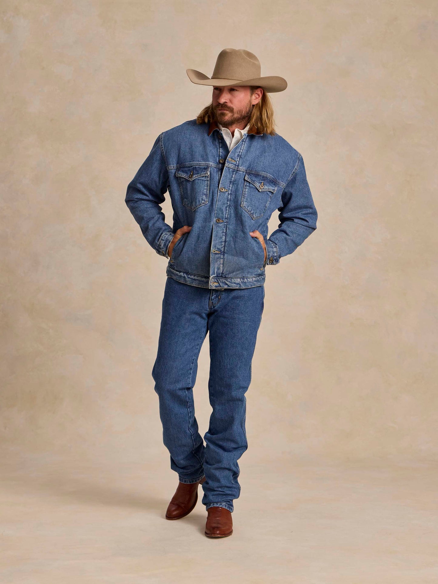 Schaefer Outfitter Legend Denim Jacket with Fleece Lining