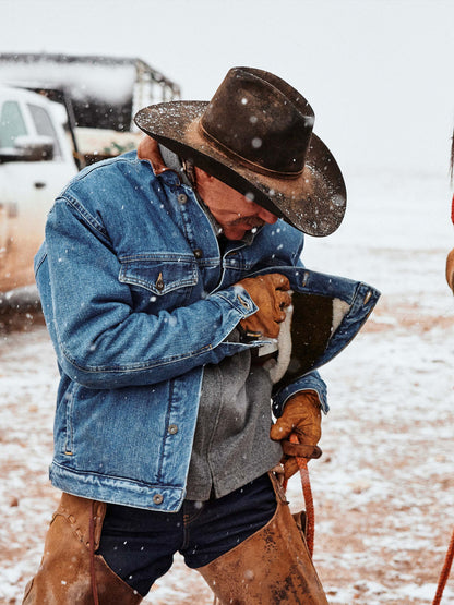Schaefer Outfitter Legend Denim Jacket with Fleece Lining