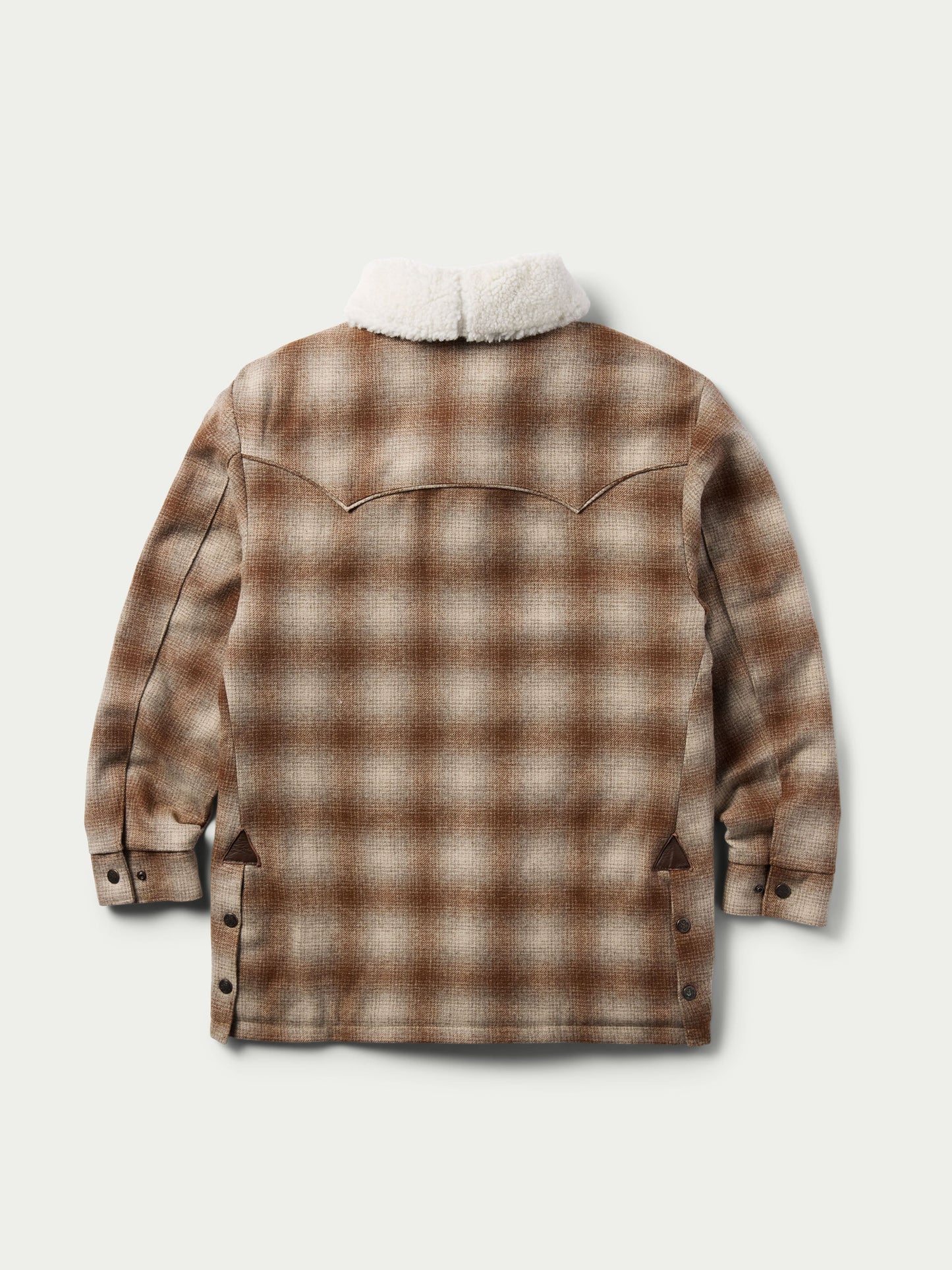 Schaefer Outfitter Wool Coat With Shearling Collar
