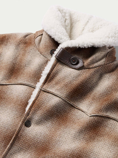 Schaefer Outfitter Wool Coat With Shearling Collar