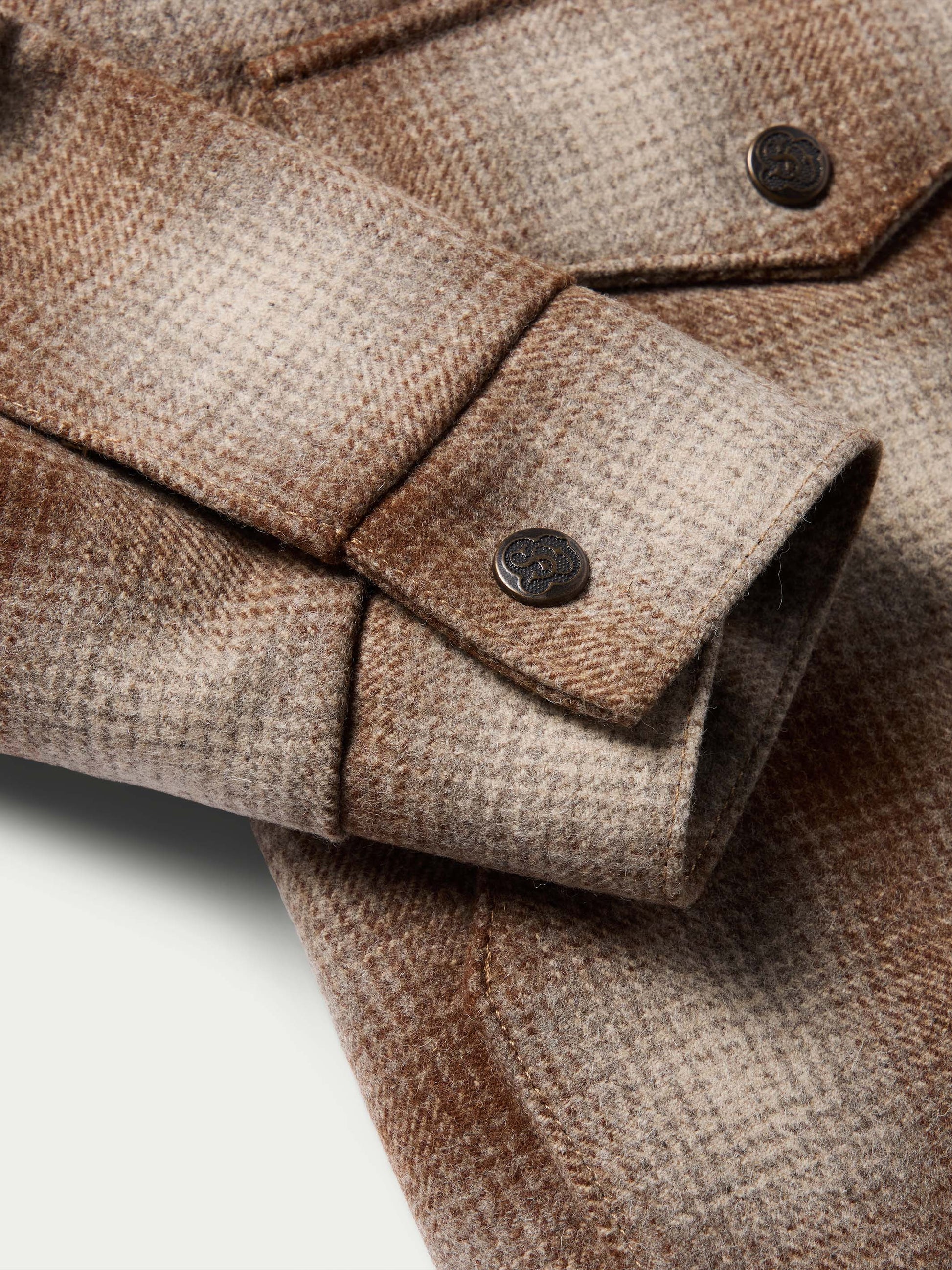 Schaefer Outfitter Wool Coat With Shearling Collar
