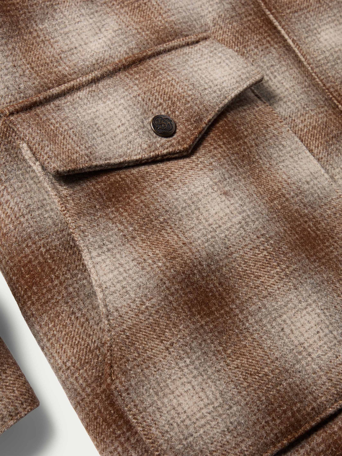 Schaefer Outfitter Wool Coat With Shearling Collar