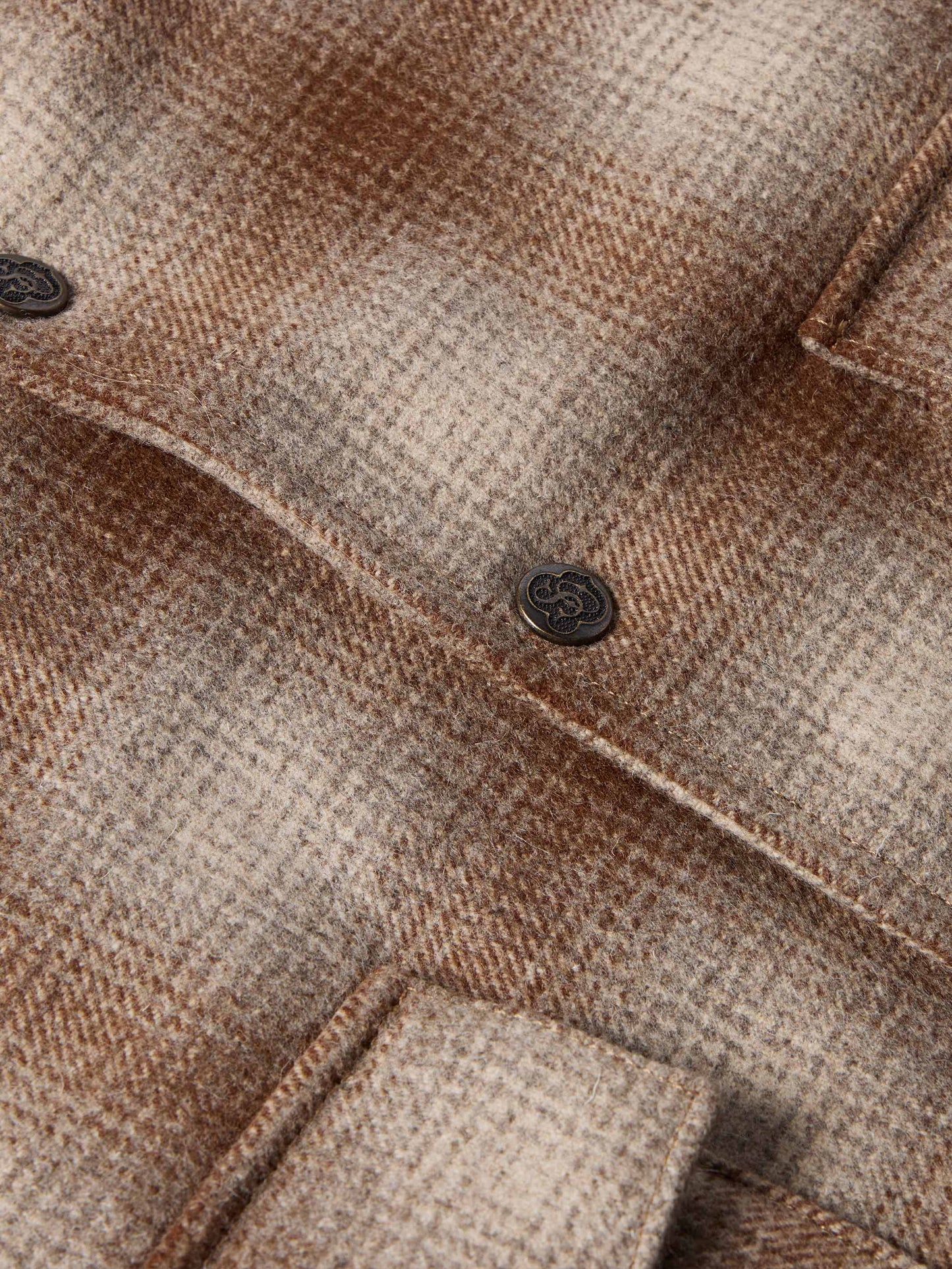 Schaefer Outfitter Wool Coat With Shearling Collar