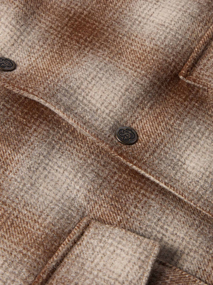 Schaefer Outfitter Wool Coat With Shearling Collar